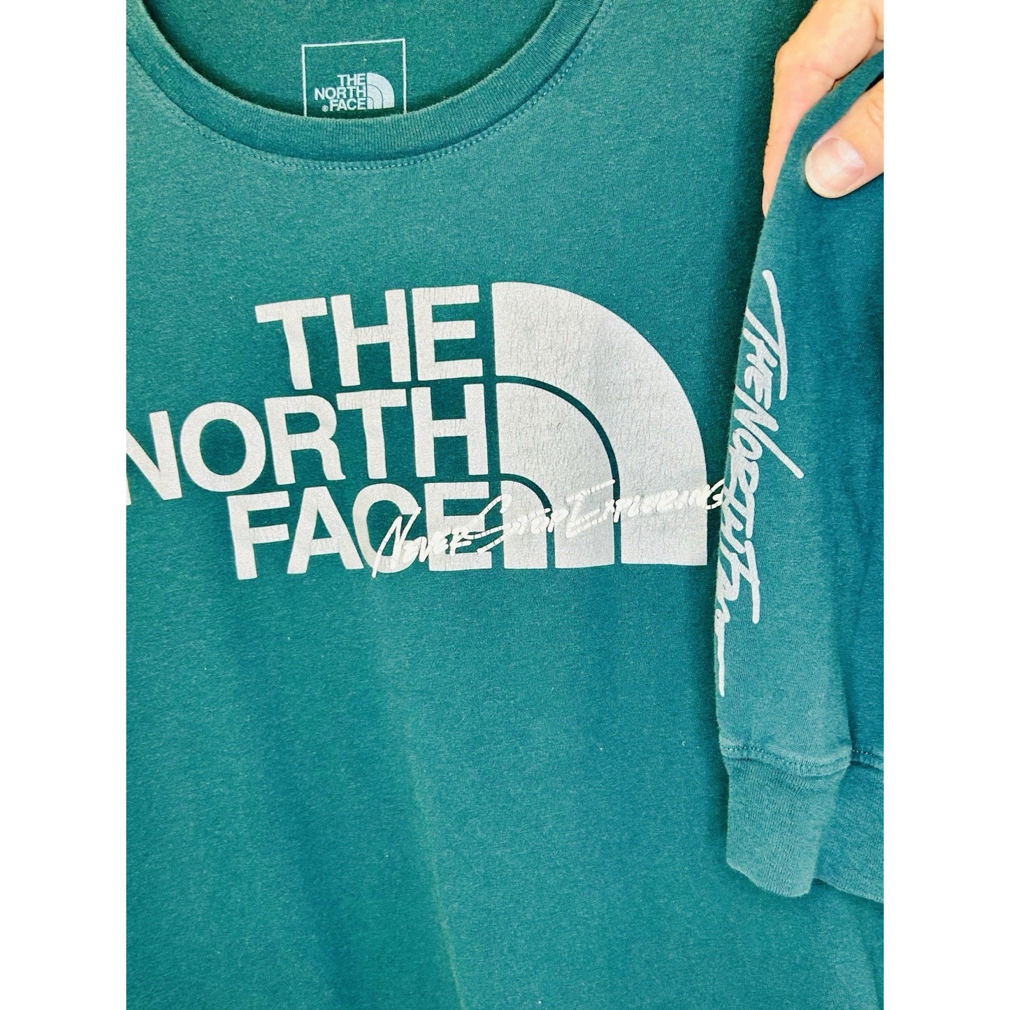 The North Face Green Long Sleeve Men’s Shirt - Size Medium