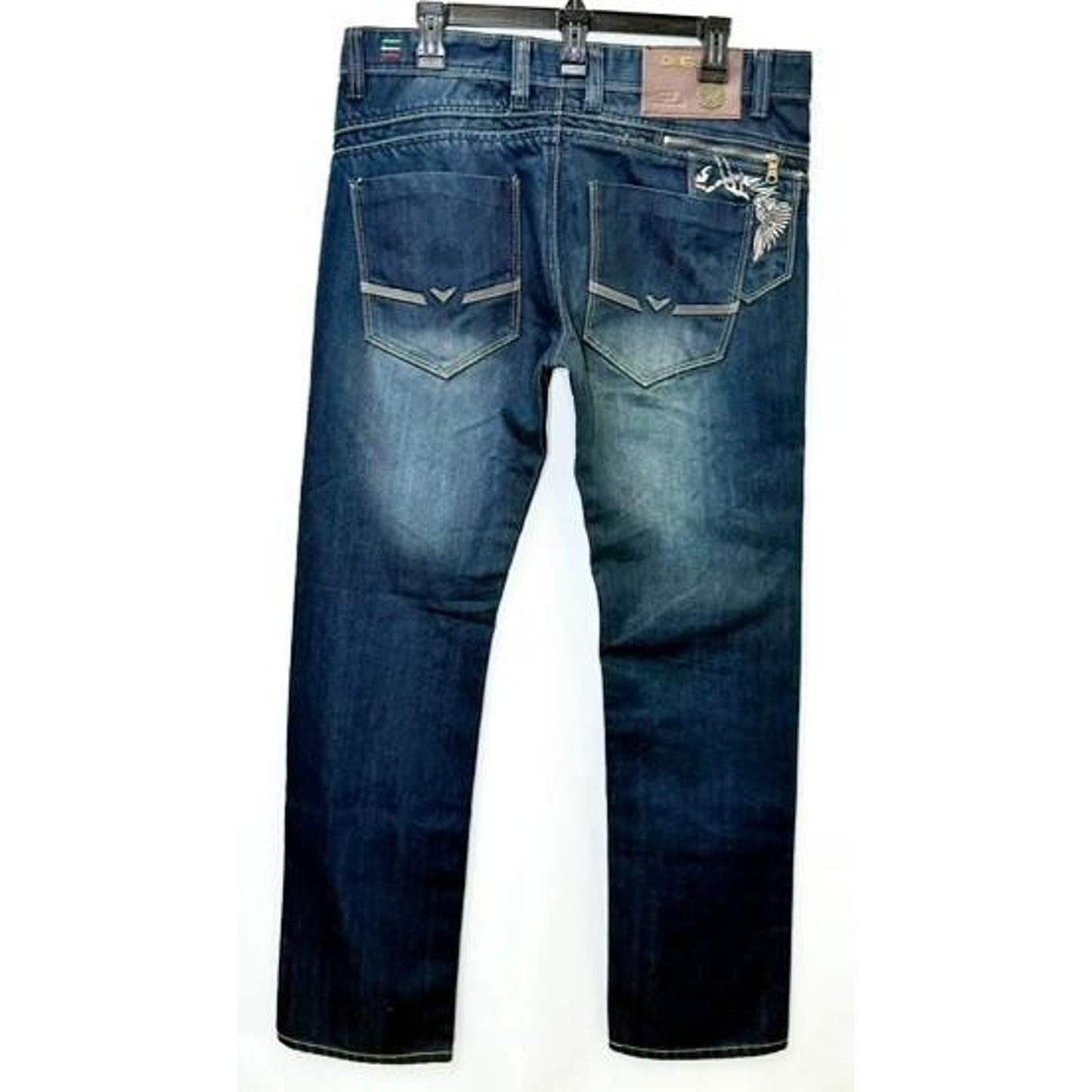 Diesel Viker-AD Blue Eyecons 2010/8 Edition Jeans Mens 34x32 Wash 0088Z Straight