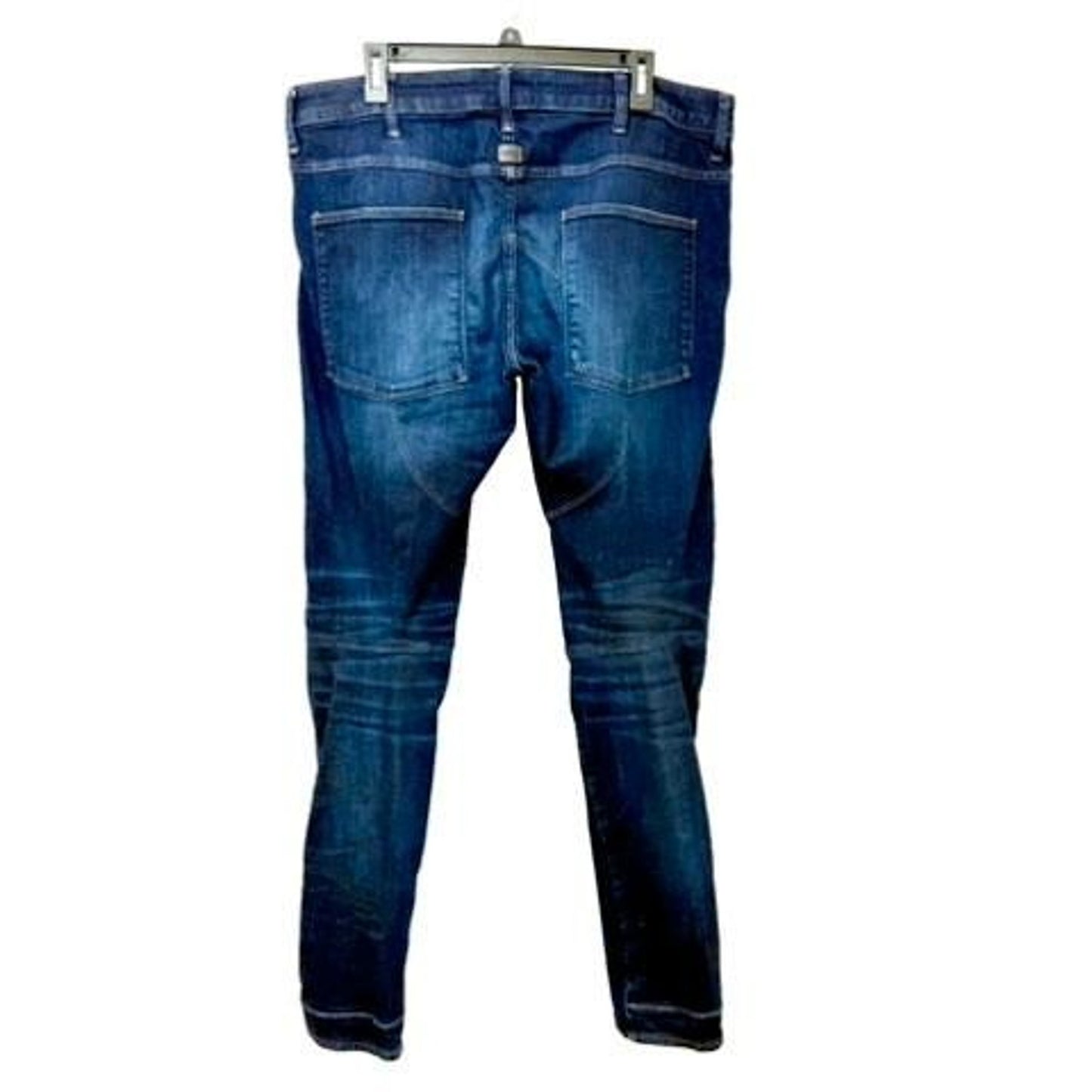 G-Star Raw 5620 3D Slim Jeans Mens 36x34 Blue Denim Moto Elwood Biker