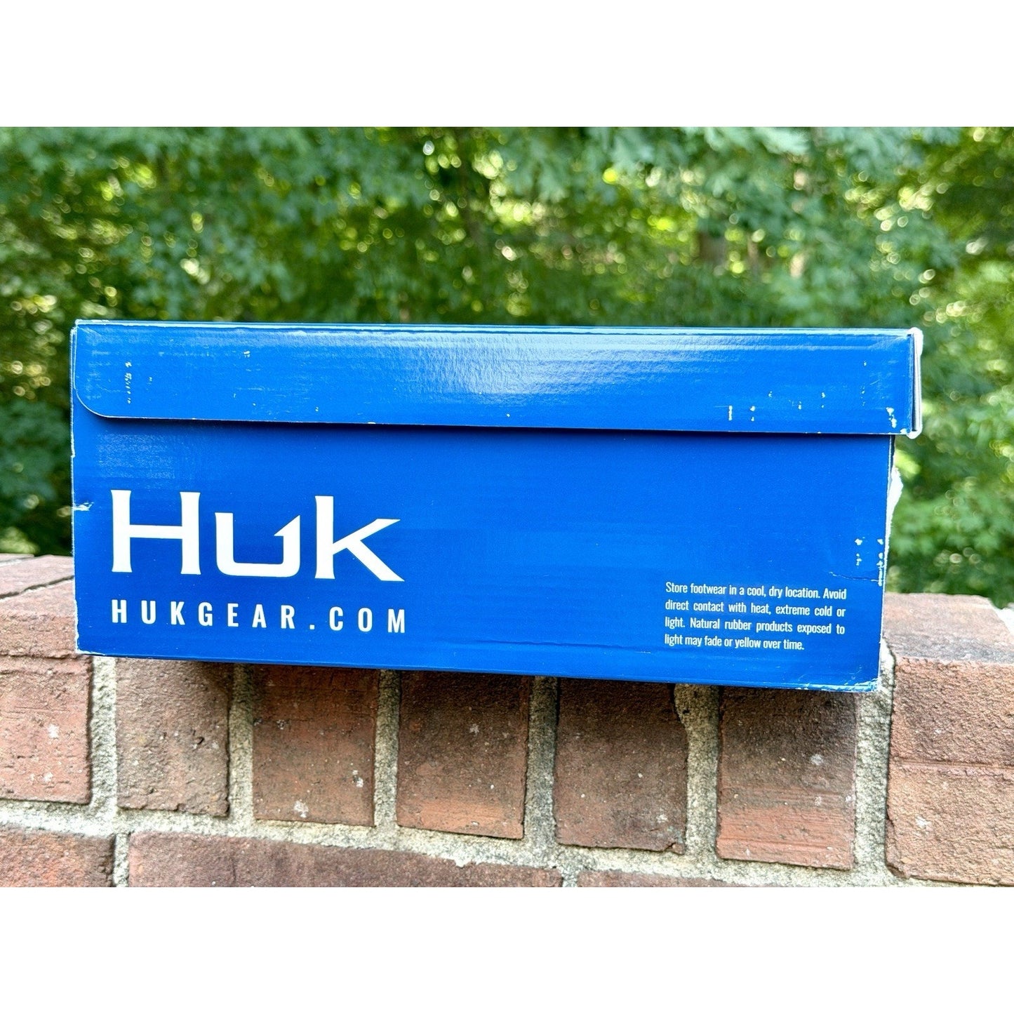 HUK Men’s Rogue Wave Fishing Deck Boots Waterproof Rubber Gray White Size 11 NIB