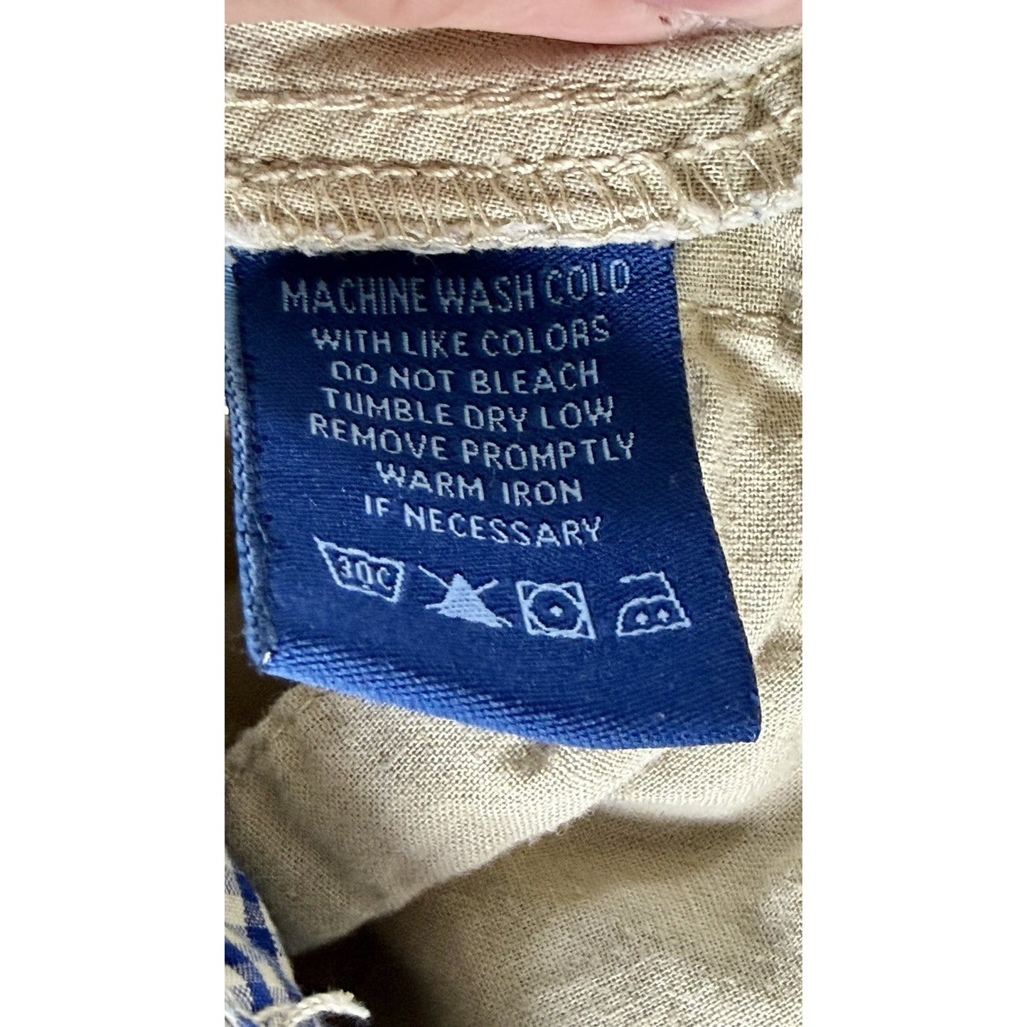 CHARLESTON THREADS Chinos Men's Sz 36 X 30 Beige Khakis PANTS EUC