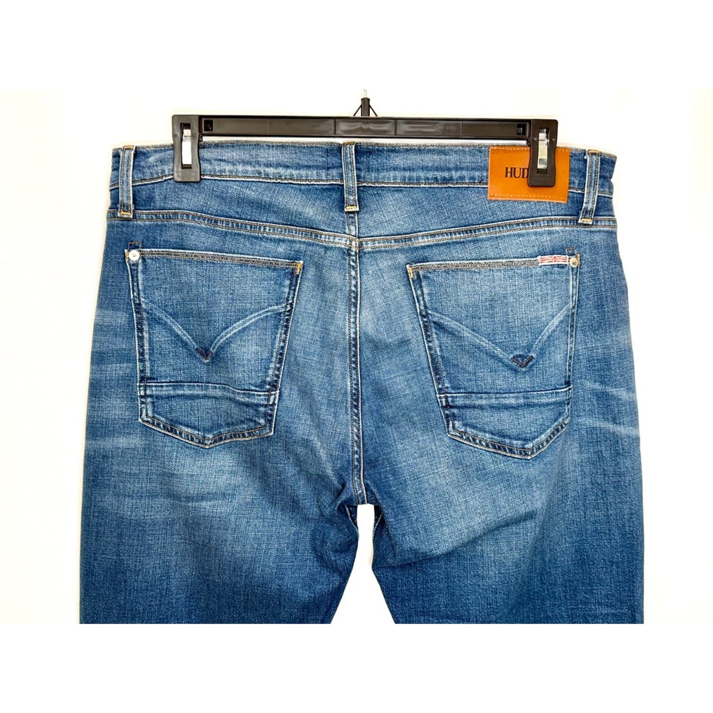 Hudson Blake Slim Straight Jeans Mens 36 Blue Stretch Denim Pants