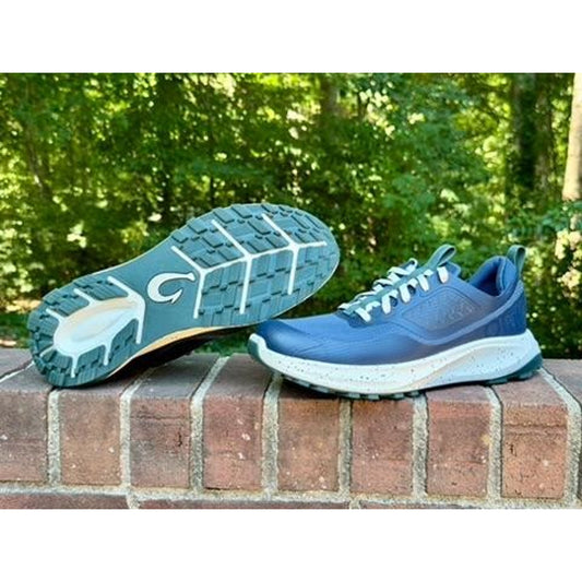 OluKai Makiki Mens Blue All-Terrian Trail Hiking Casual Shoes Size 11