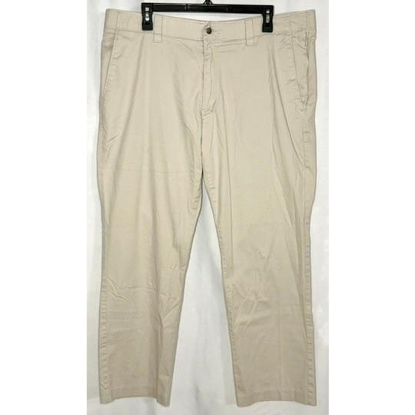 Callaway Golf Pants Mens 38x30 Beige Khaki Cotton Blend Stretch Flat Front Chino