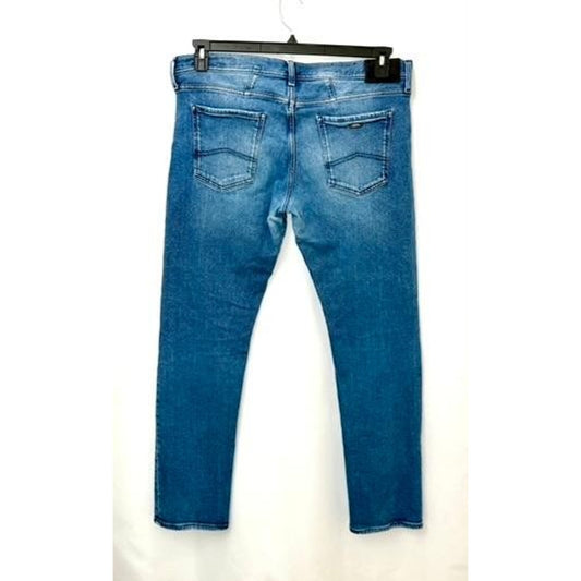 Armani Exchange J13 Slim Fit Jeans Mens Size 36 Blue Denim Light Wash