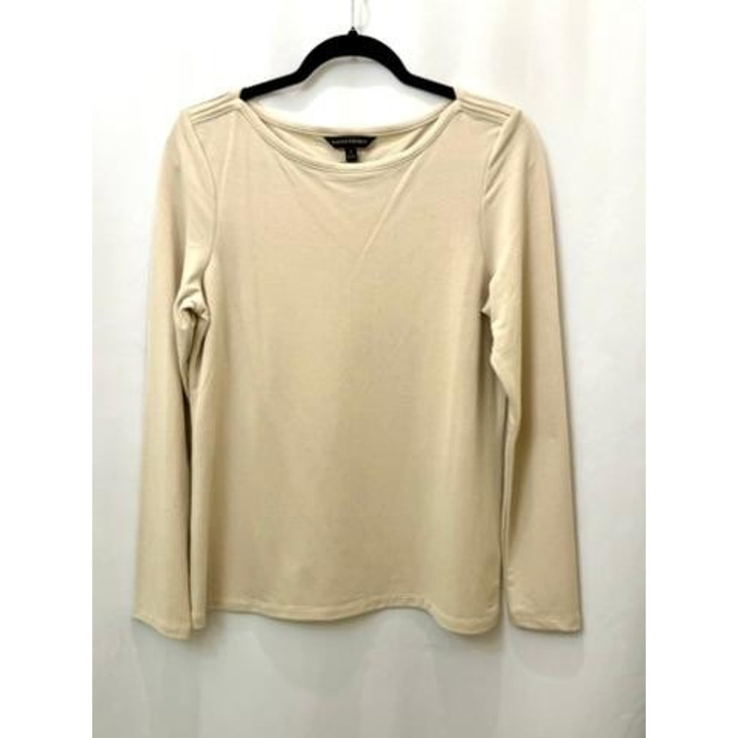 Banana Republic Top Womens Medium Beige Long Sleeve Knit Pullover Crew Neck