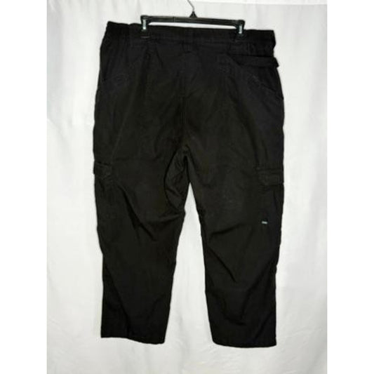 5.11 Tactical Cargo Pants Mens 42x30 Black Ripstop Workwear Utility