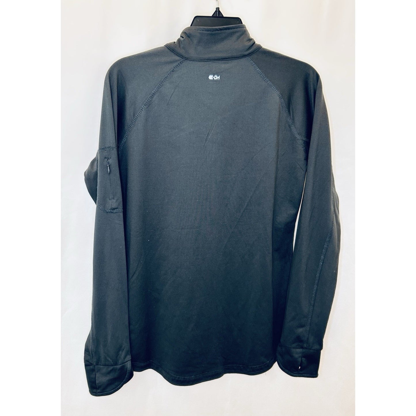 COLOSSEUM WOMEN Large Training Jogging C-DRI SHIRT 1/4 ZIP PULLOVER Grey L/S