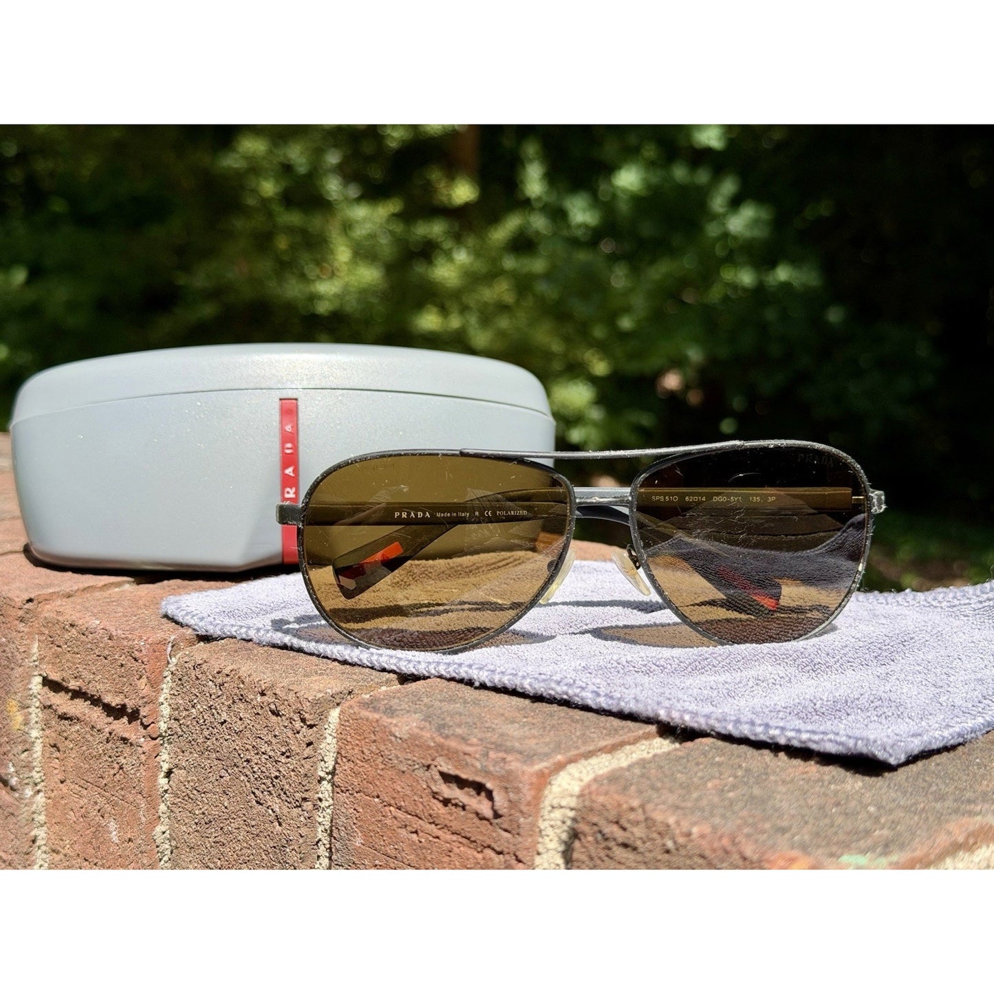 PRADA LINEA ROSSA 510S 7AX5W1 POLARIZED CARBON FIBER W/COA