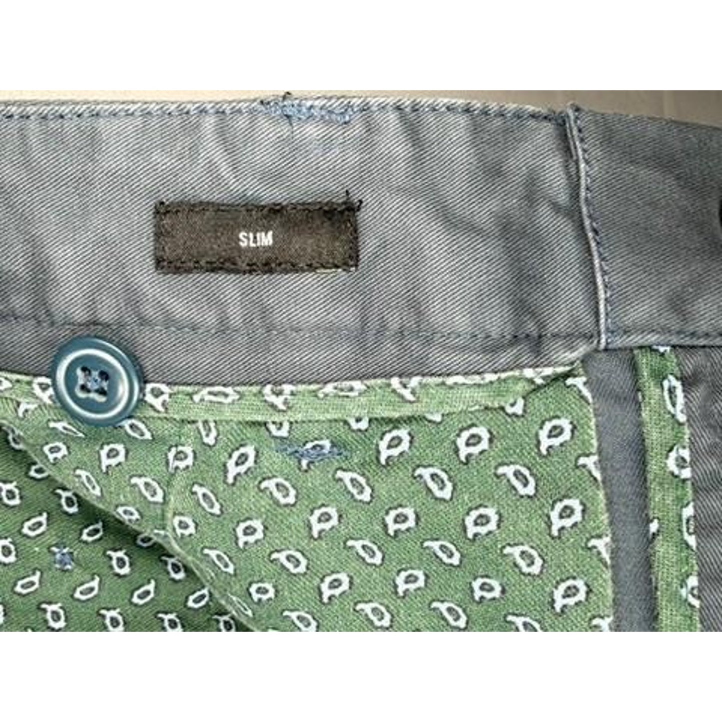 Bonobos Chinos Mens 31x30 Slim Fit Blue Cotton Stretch Casual Pants
