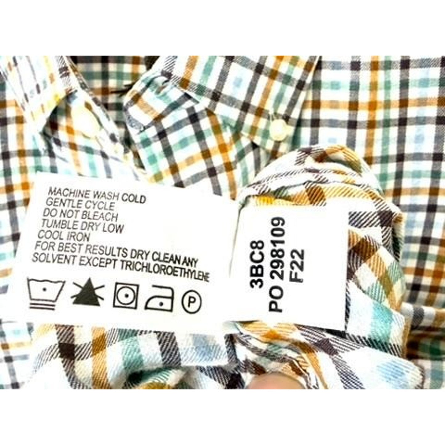 Orvis Country Twill Shirt Mens Medium Classic Fit Plaid Button Down Cotton
