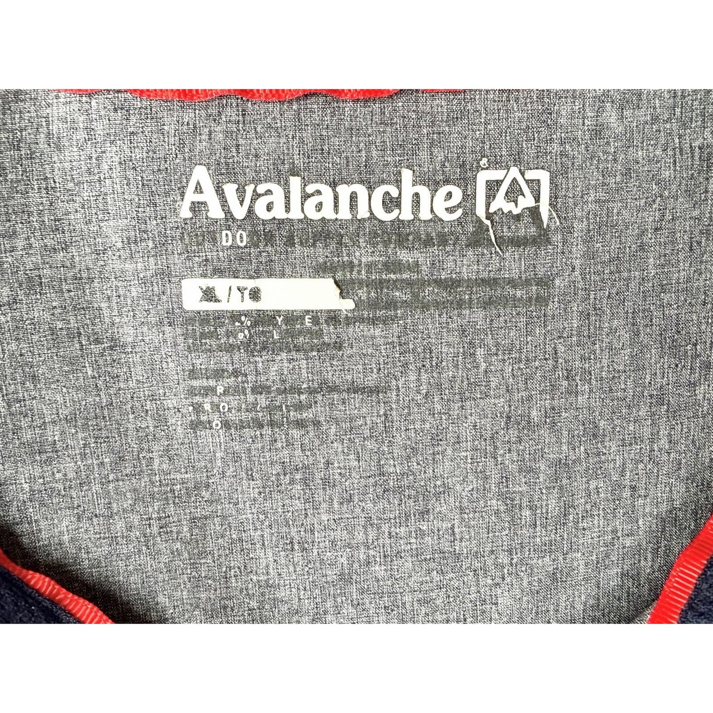 Avalanche Shirt Mens Size Large Blue Short Sleeve Button Up Performance Hiking