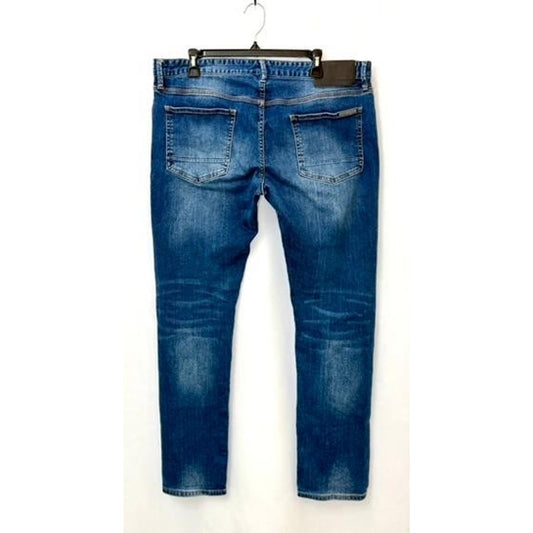 Armani Exchange Skinny Jeans Mens 36 Blue Stretch Denim Pants 7VJZ14 Z1BUZ