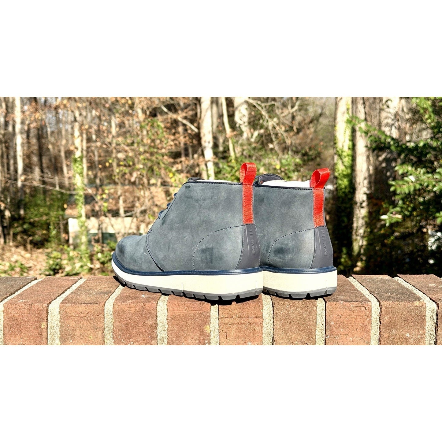 NWT SWIMS Men's Motion Chukka Boots Color Navy Men’s Size 8 / $258 Retail