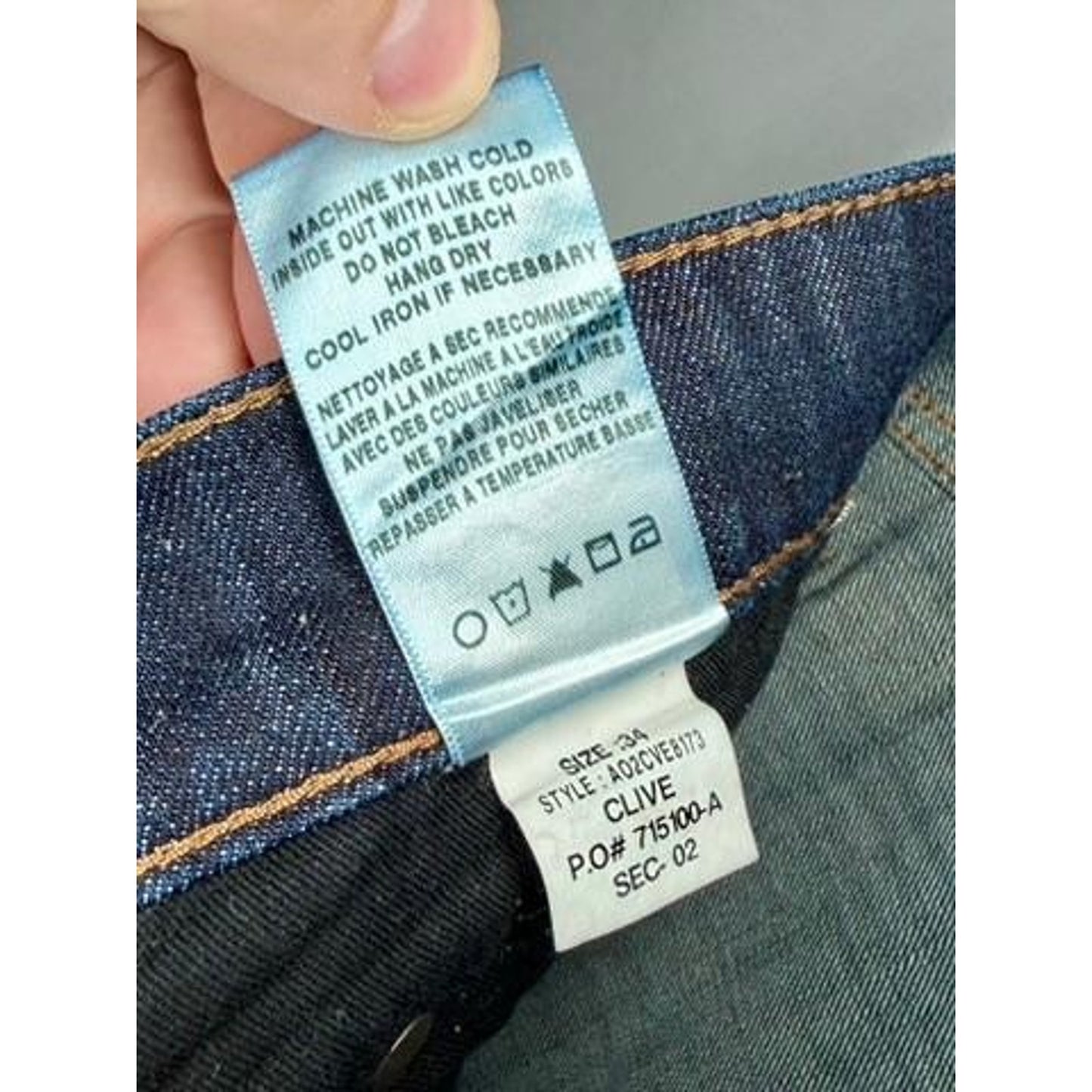Joe's Jeans Clive Tailored Fit Mens Size 34 Dark Wash Denim Jeans