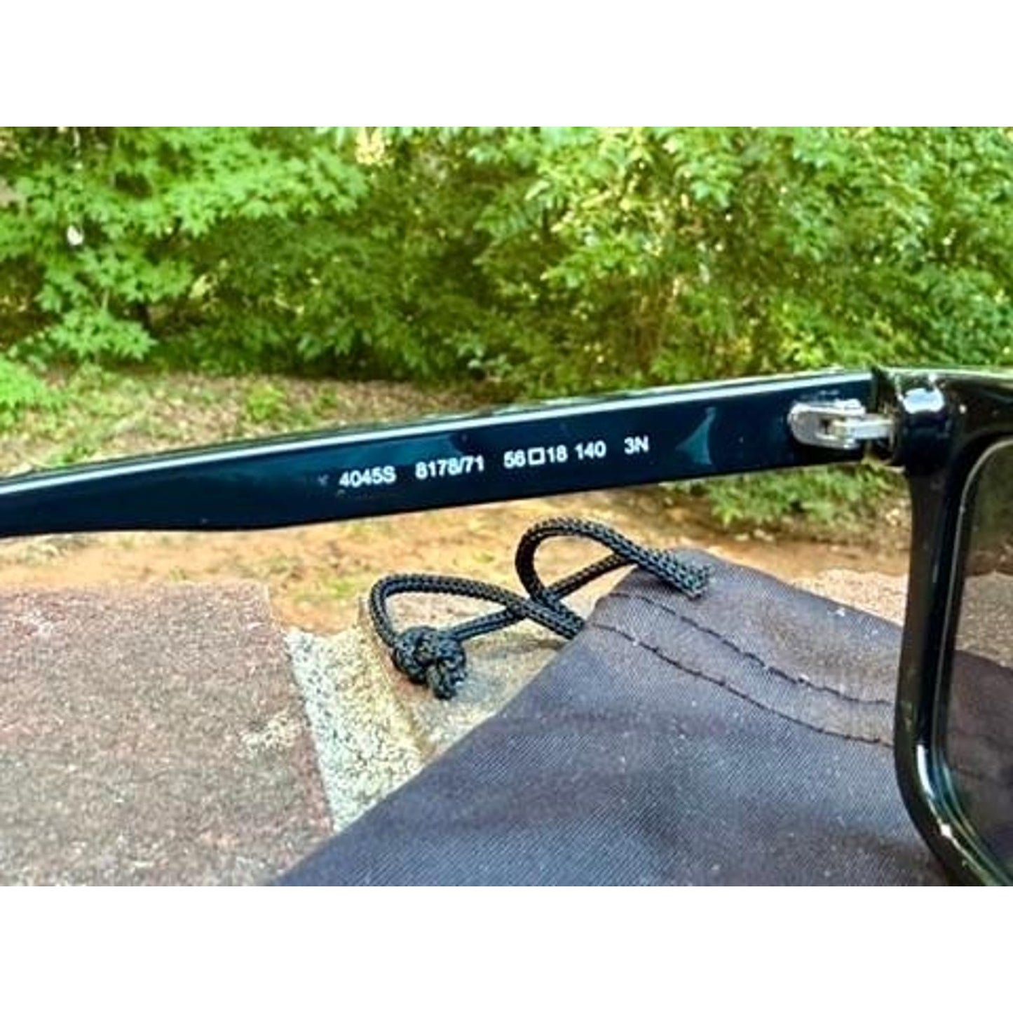 Armani Exchange AX 4045S Prescription Sunglasses Mens Black Frame 56 18 140