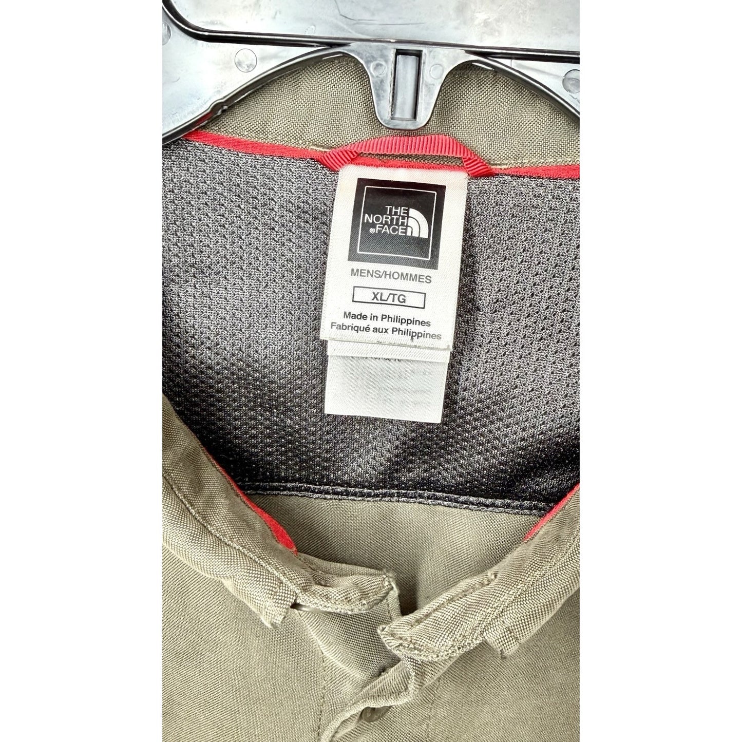 The North Face Shirt Men’s XL Green Button Down Roll Tab Long Sleeve