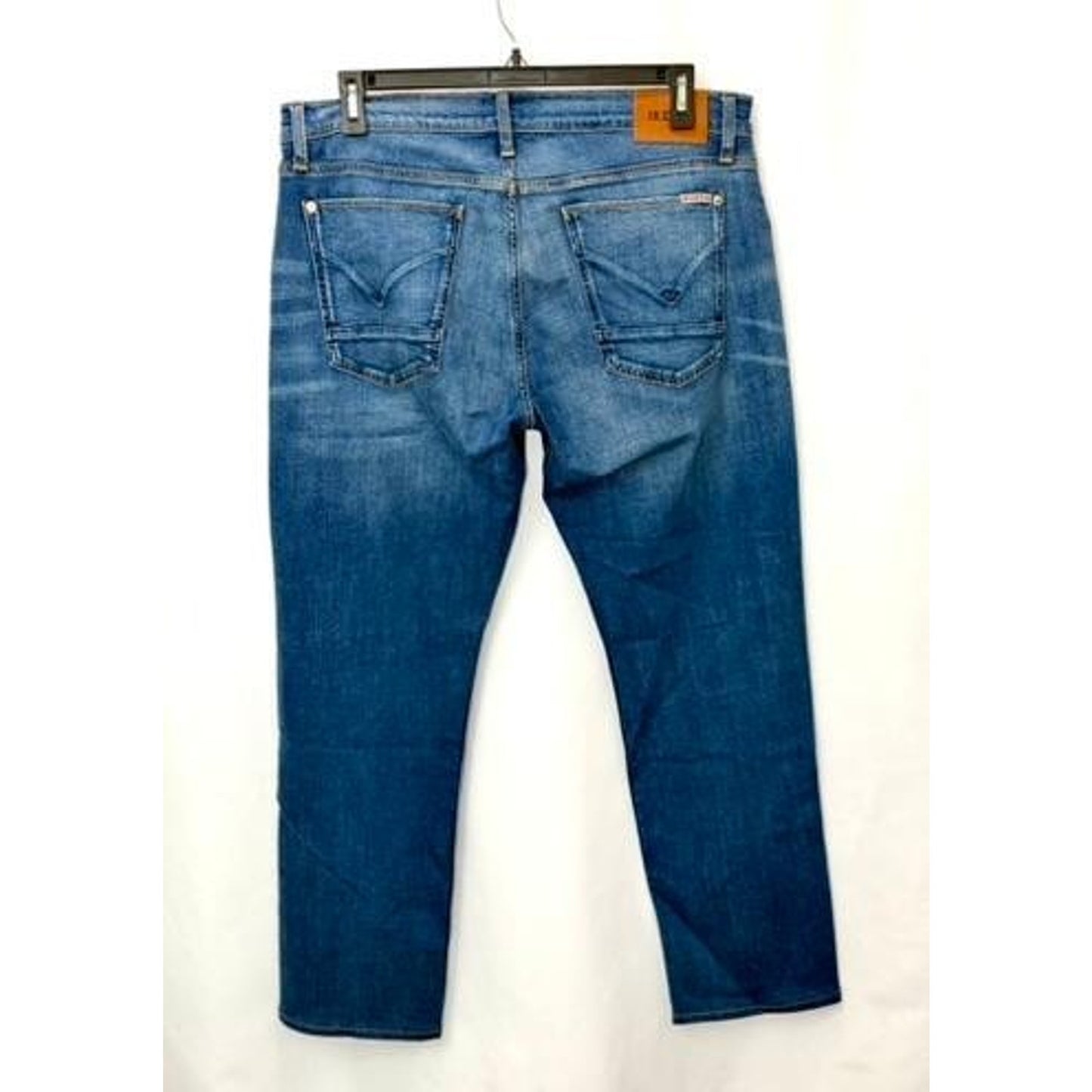 Hudson Blake Slim Straight Jeans Mens 36 Blue Stretch Denim Pants