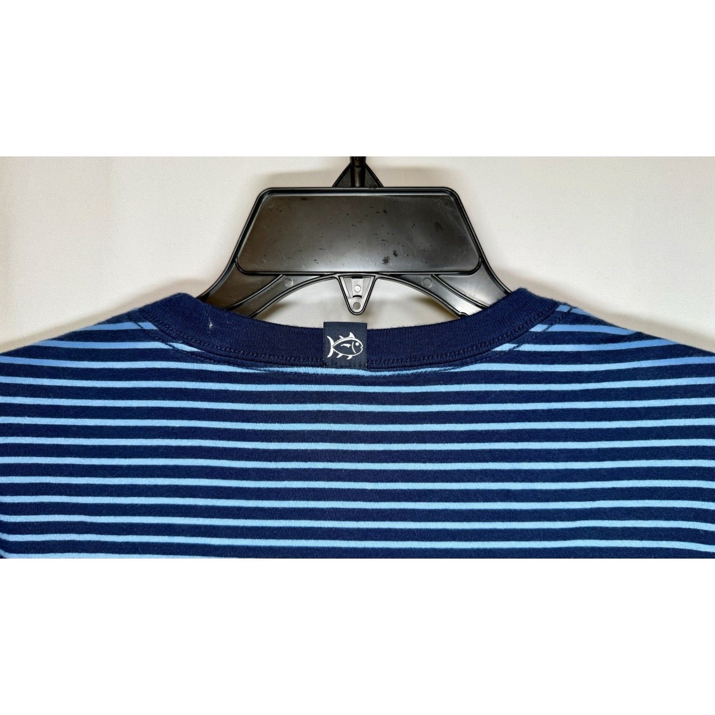 Southern Tide Men’s Stripe Skipjack S/S Tee True Navy Size Large MSRP $44.00
