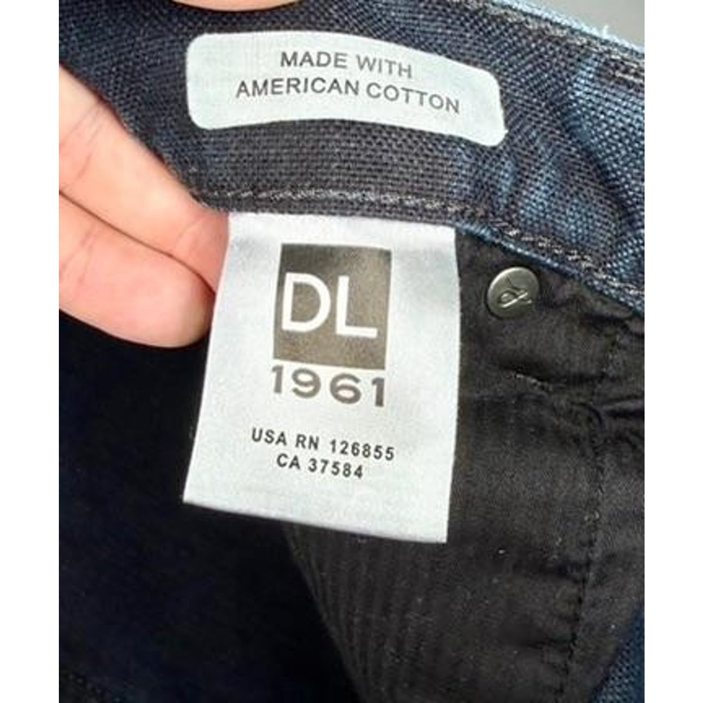 DL1961 Jeans Mens 36 Blue Denim DLX 360 Comfort Stretch Straight Leg