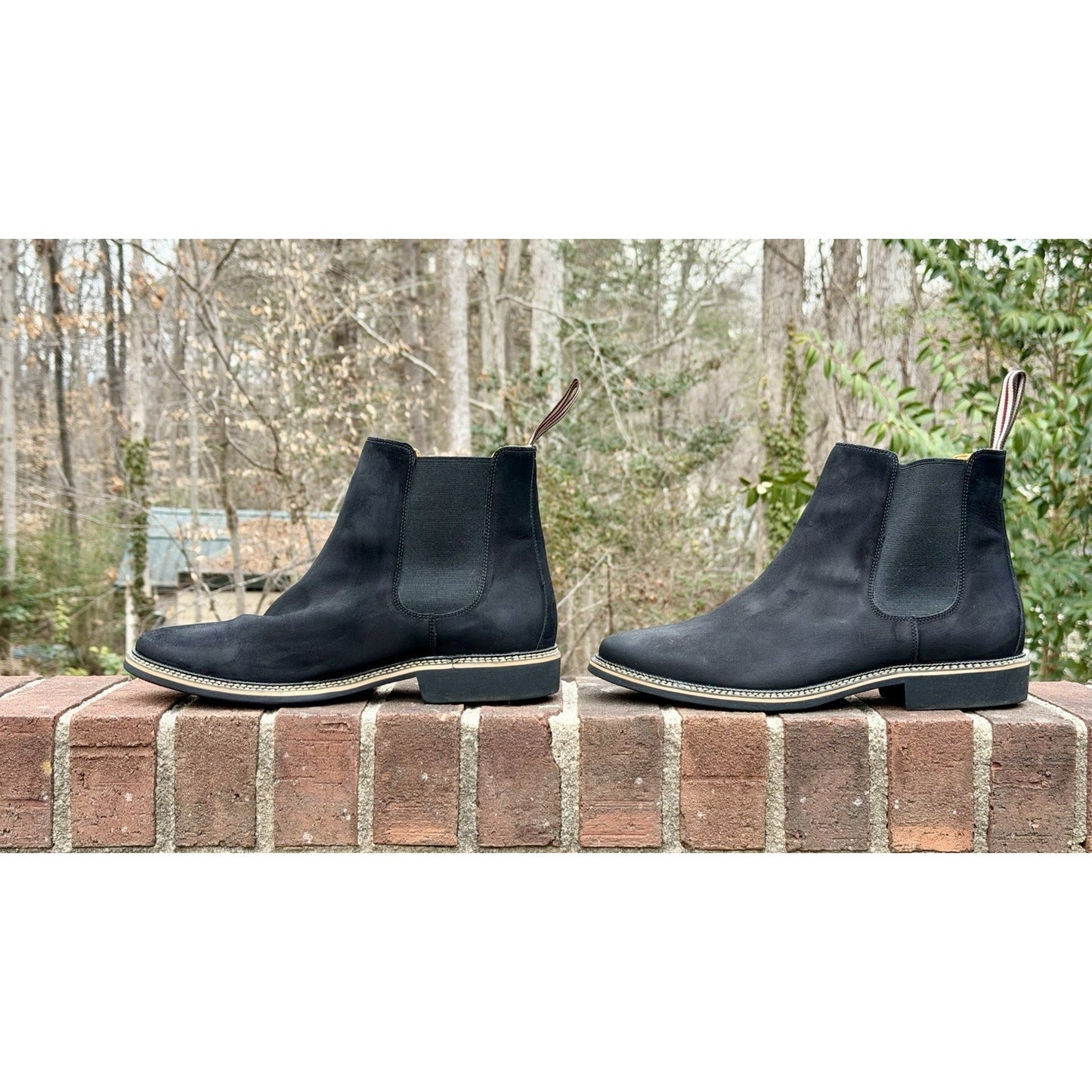 De Wolf Black Suede Chelsea Boots Men’s Size 11.5 / Worn Twice