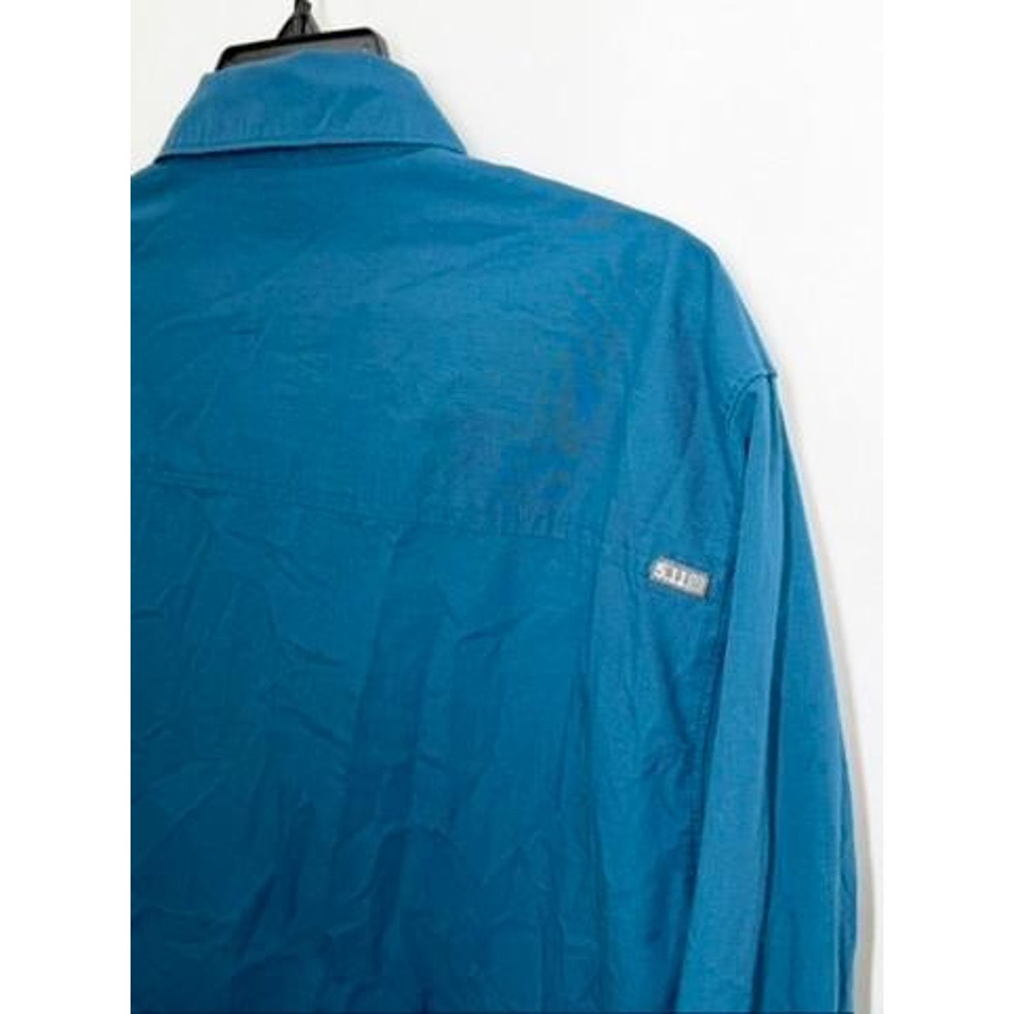 5.11 Tactical Shirt Mens Large Blue Long Sleeve Snap Button Casual Outdoor