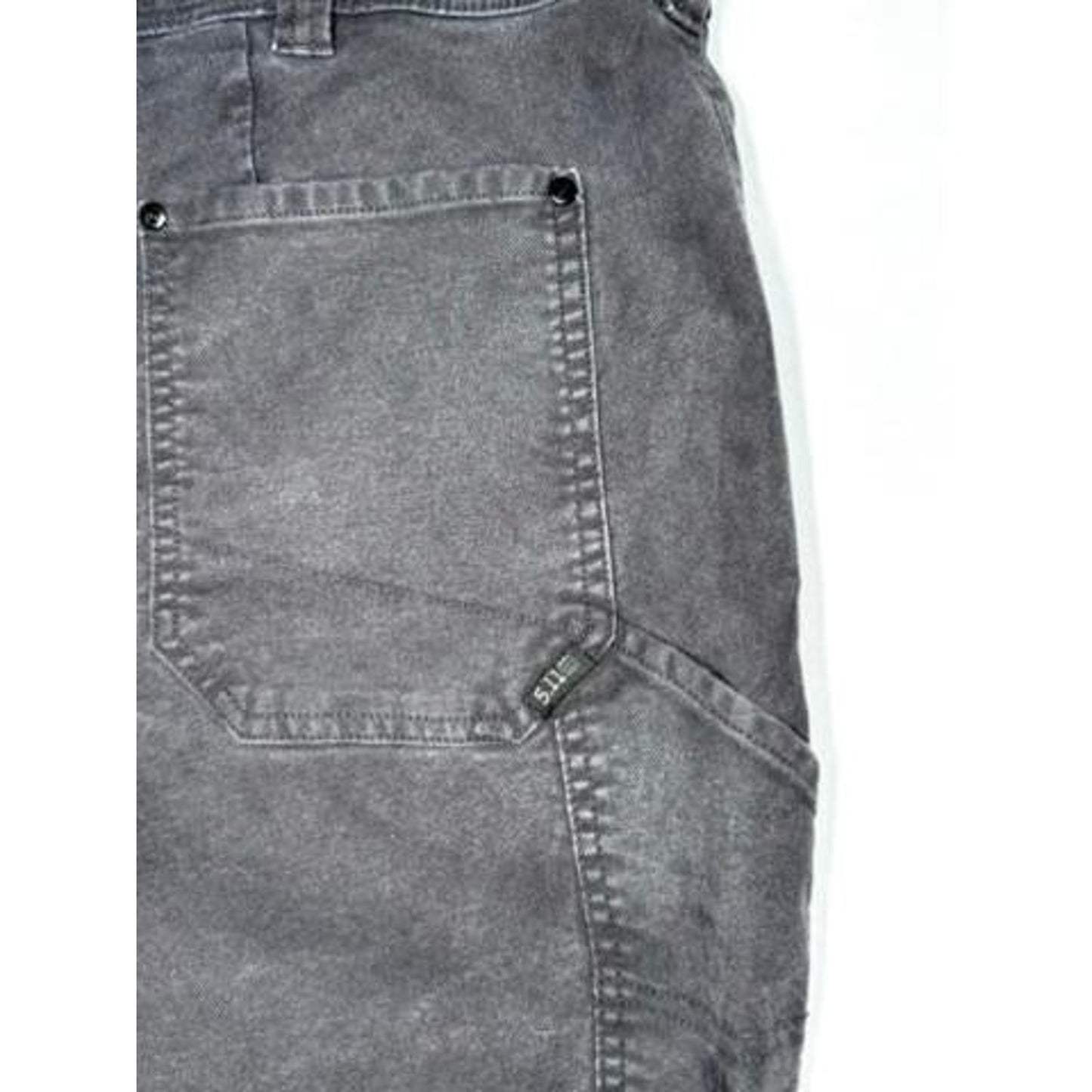 5.11 Tactical Mens Pants 42x30 Gray Canvas Utility Cargo Workwear Outdoor