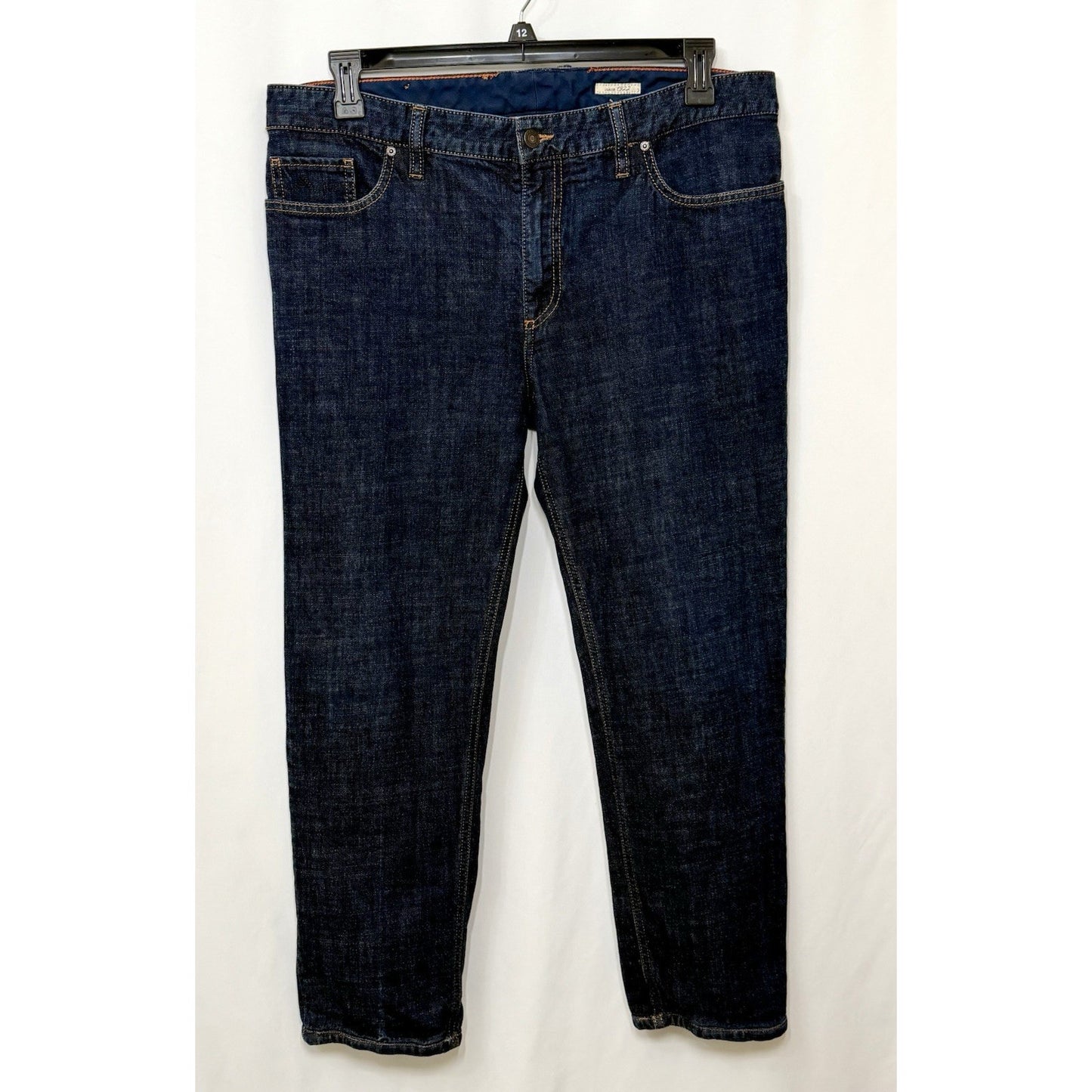 Alberto Pipe Regular Slim Fit Denim Blue Dark Wash 38x30 (Tag 38x34) $245 Retail