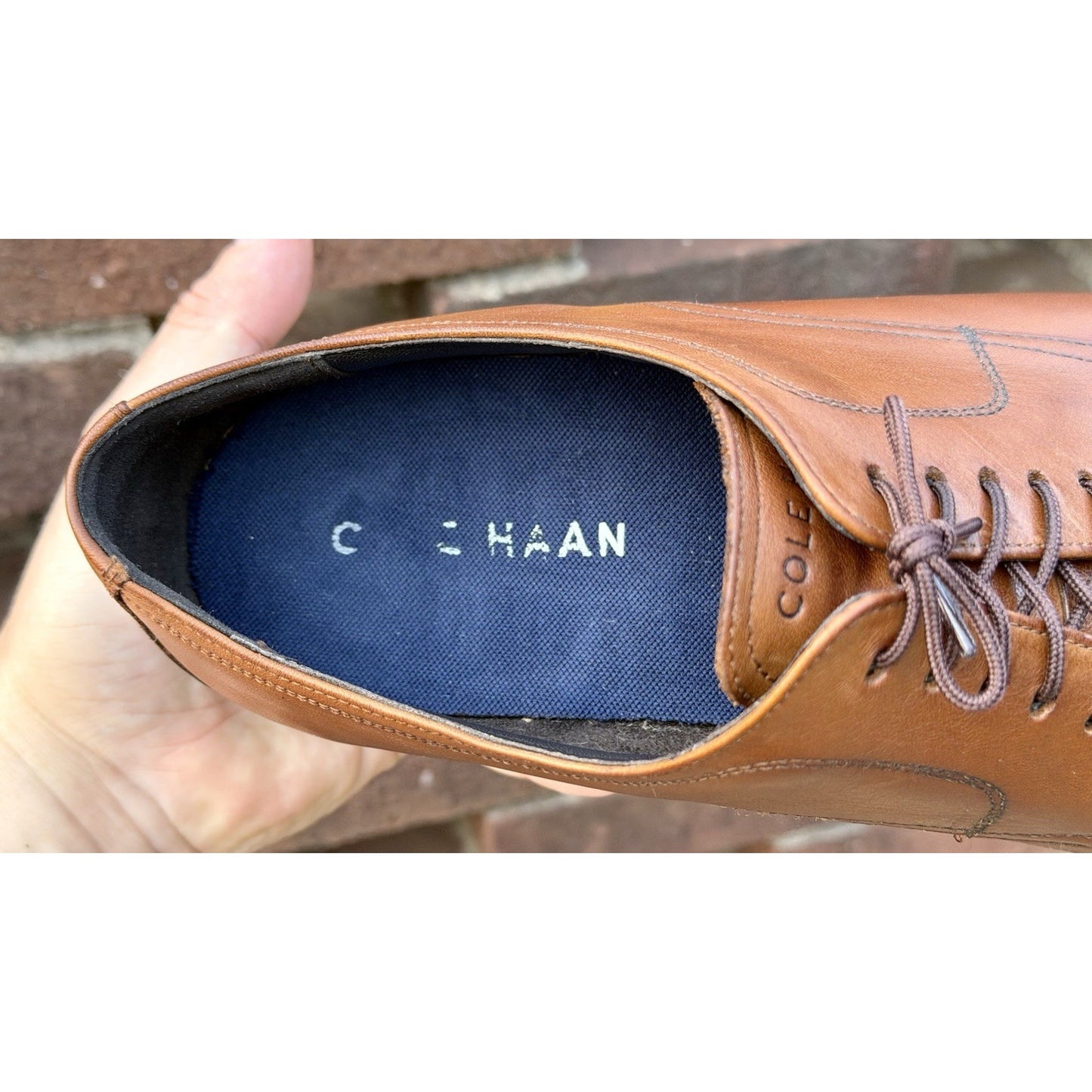 Cole Haan Men's Modern Essentials Cap Oxford British Tan C34138 Mens Size 11 M