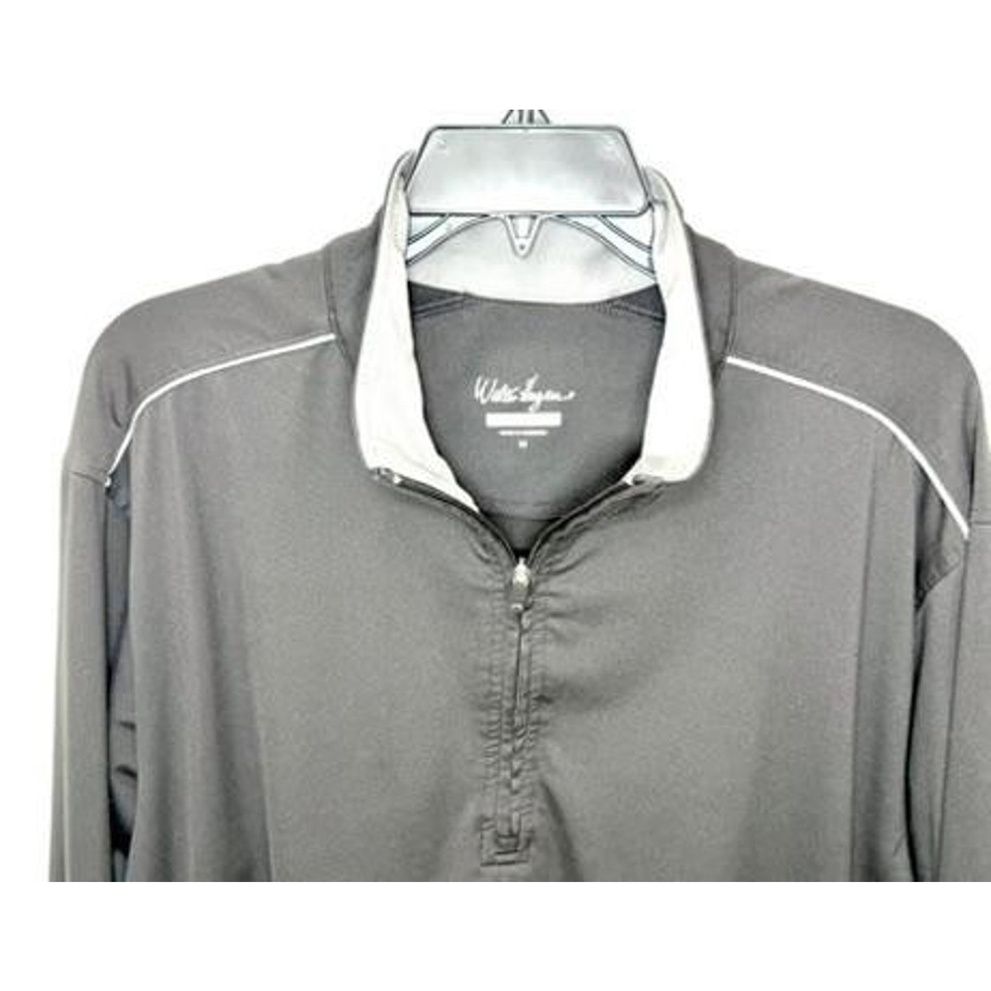 Walter Hagen Hydroproof 1/4 Zip Pullover Mens Medium Black Golf Sweatshirt