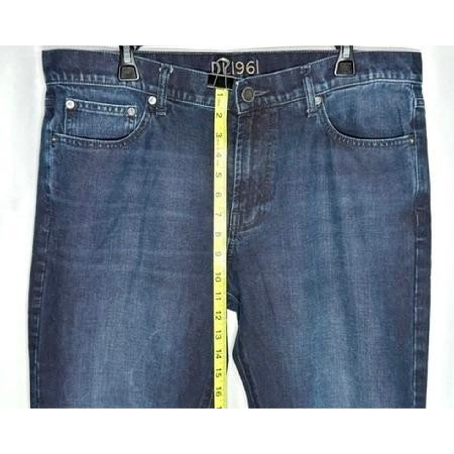 DL1961 Jeans Mens 36 Blue Denim DLX 360 Comfort Stretch Straight Leg