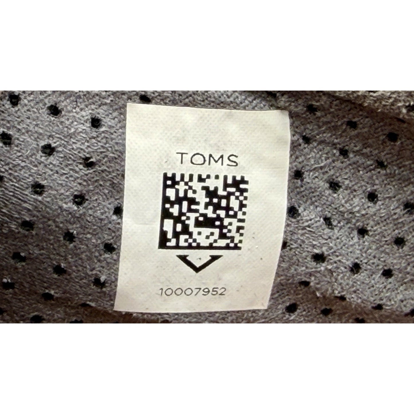 TOMS Brogue Oxford Men’s Size 11 - Dary Gray Leather/Washed Canvas - New w/o Box