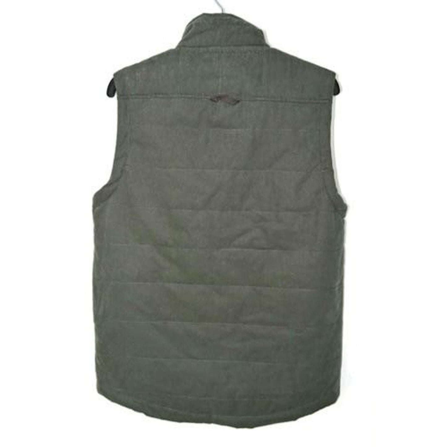 Simply Southern Puffer Vest Womens Small Gray Quilted Plaid Lined Snap Front