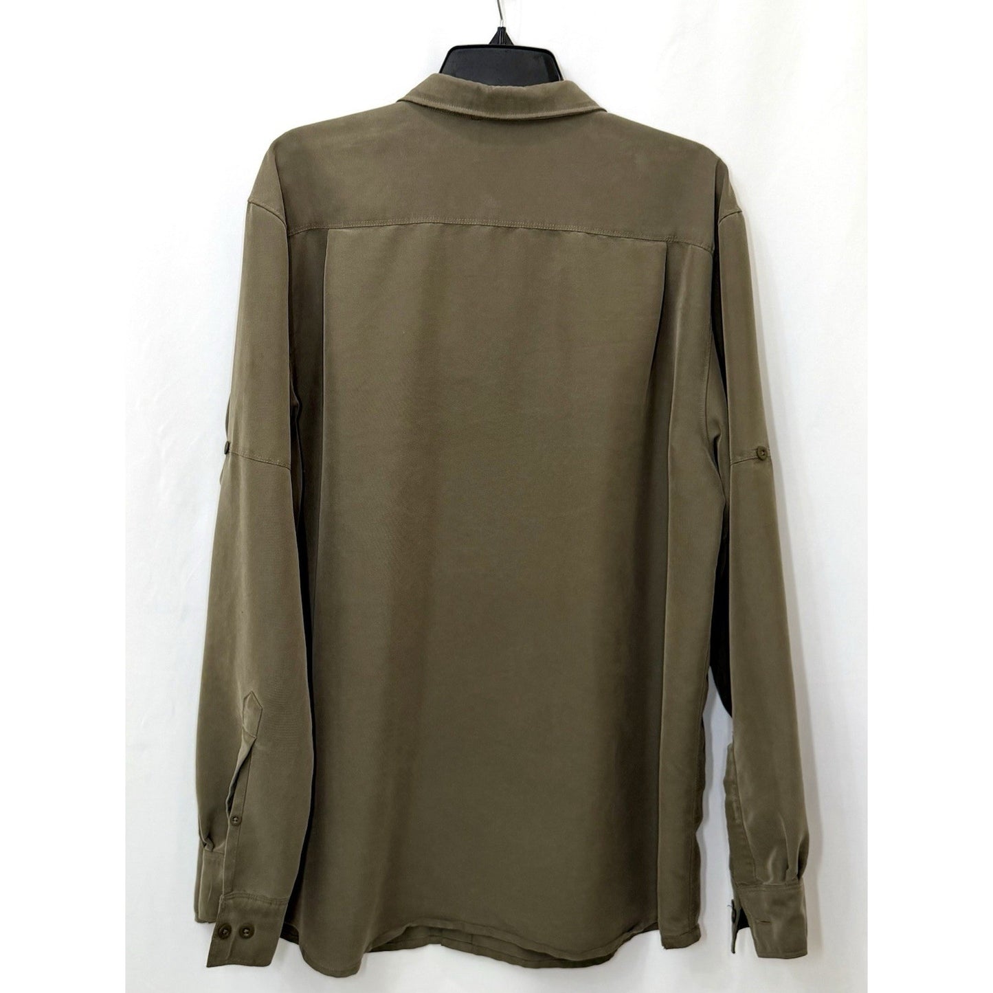 The North Face Shirt Men’s XL Green Button Down Roll Tab Long Sleeve