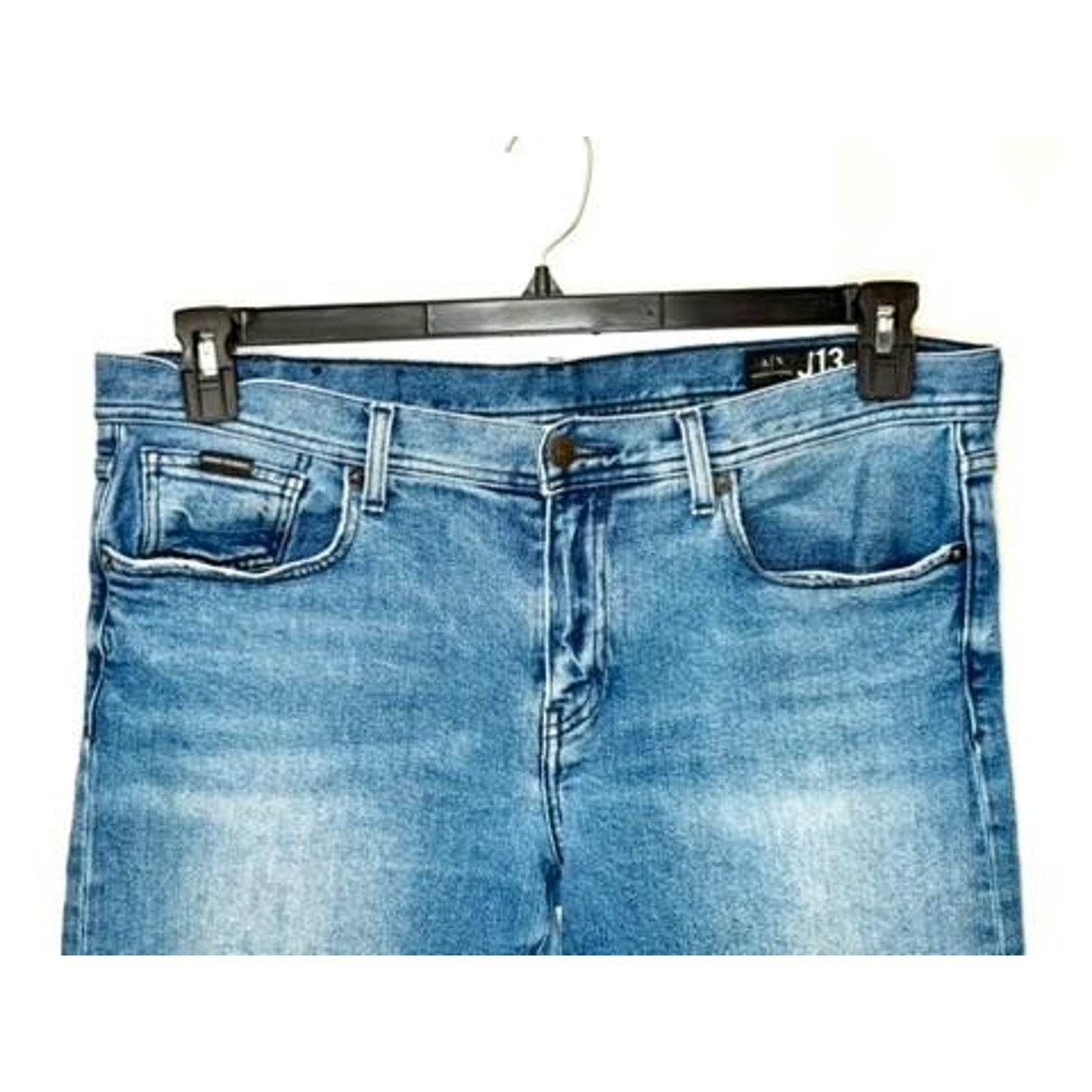 Armani Exchange J13 Slim Fit Jeans Mens Size 36 Blue Denim Light Wash