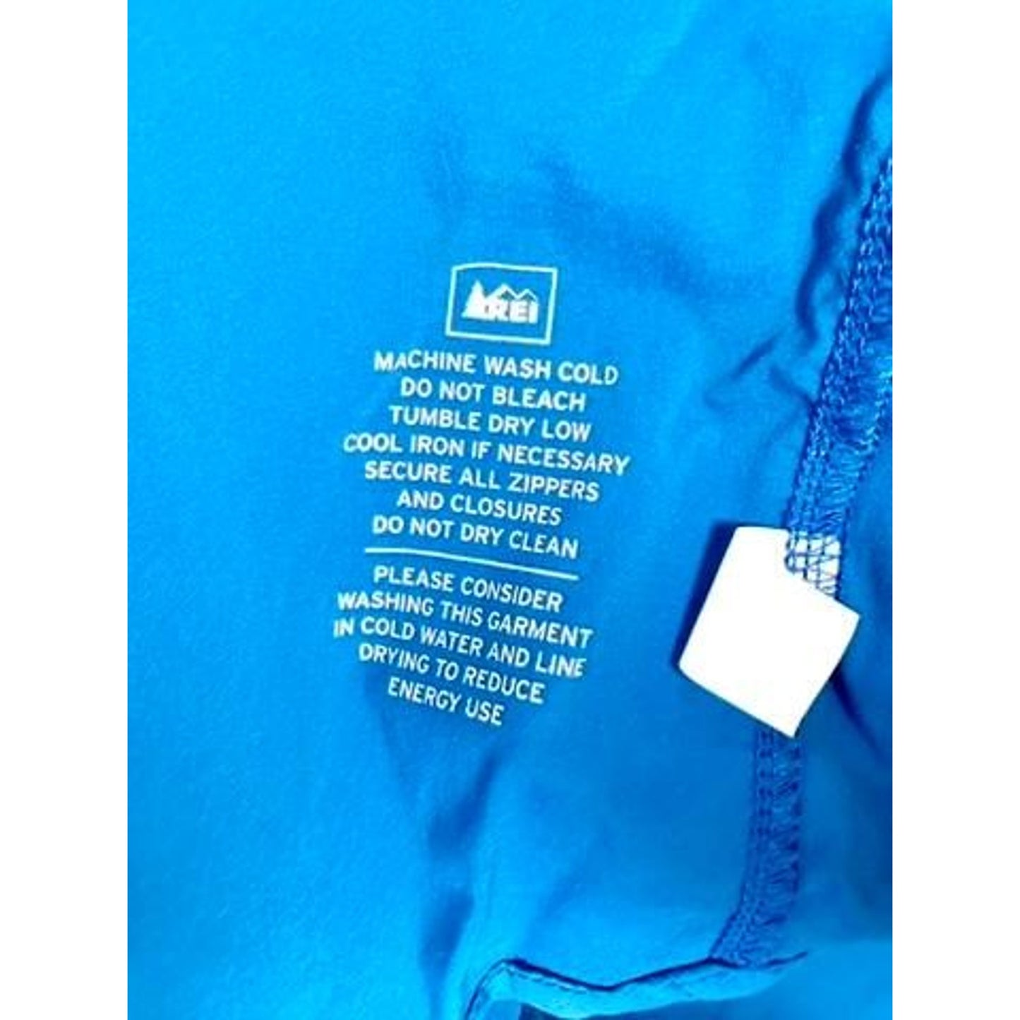 REI Co-op Sahara Hiking Shirt Mens XL Blue Long Sleeve Nylon Spandex Trail