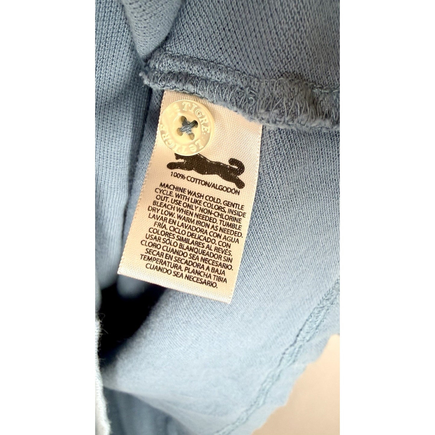 Le Tigre Turquoise Shirt Pink Tiger Size Large The Classic Polo