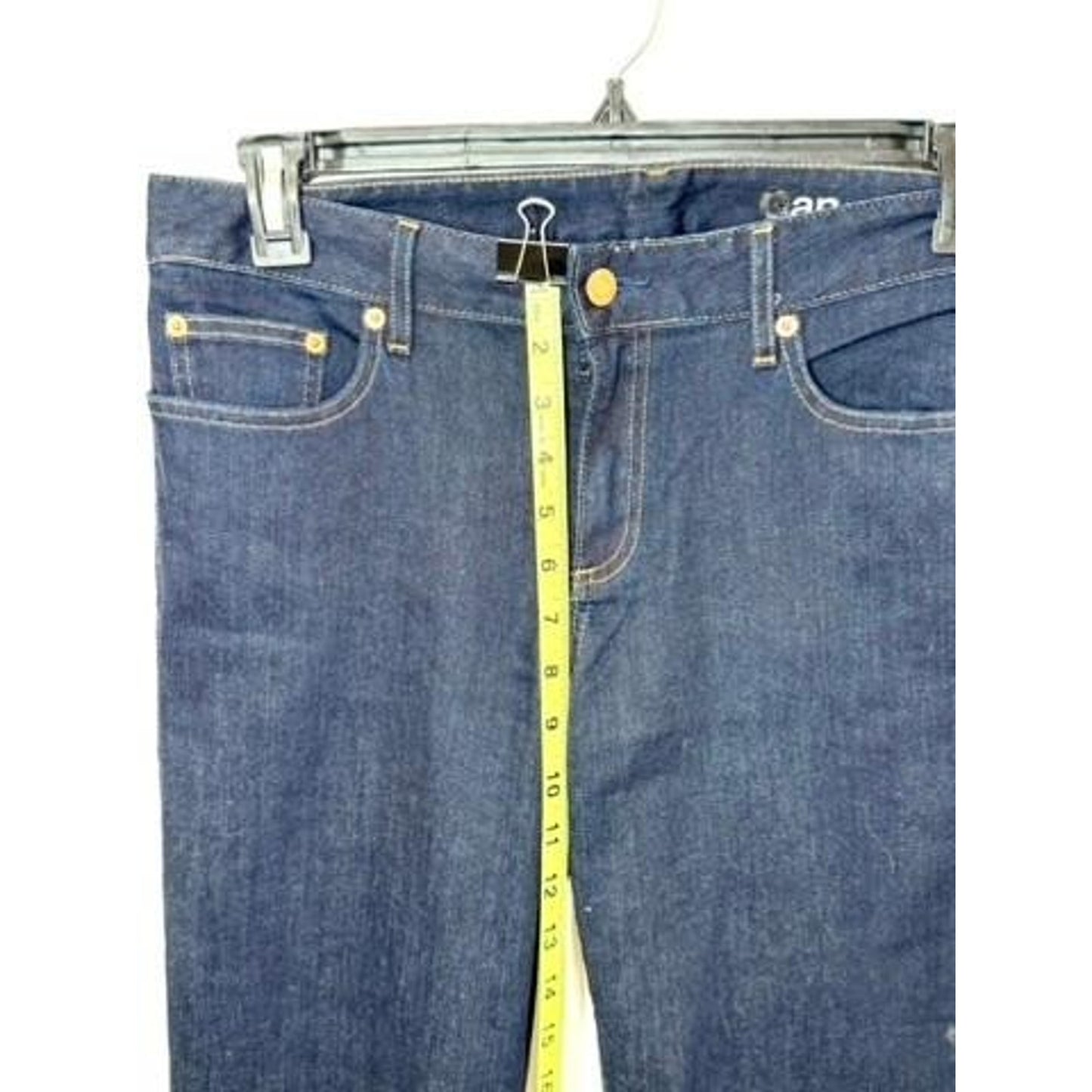 Gap 1969 Bootcut Jeans Womens Size 10 Dark Wash Denim Stretch Blue