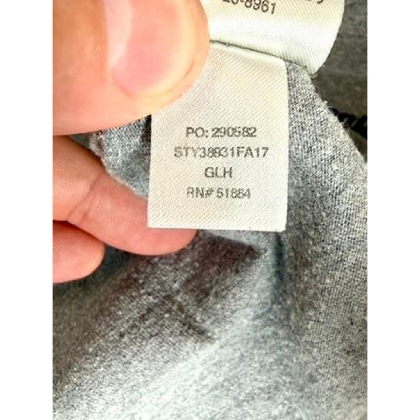 Patagonia Fitz Roy Trout Long Sleeve Shirt Mens XL Gray Organic Cotton Graphic