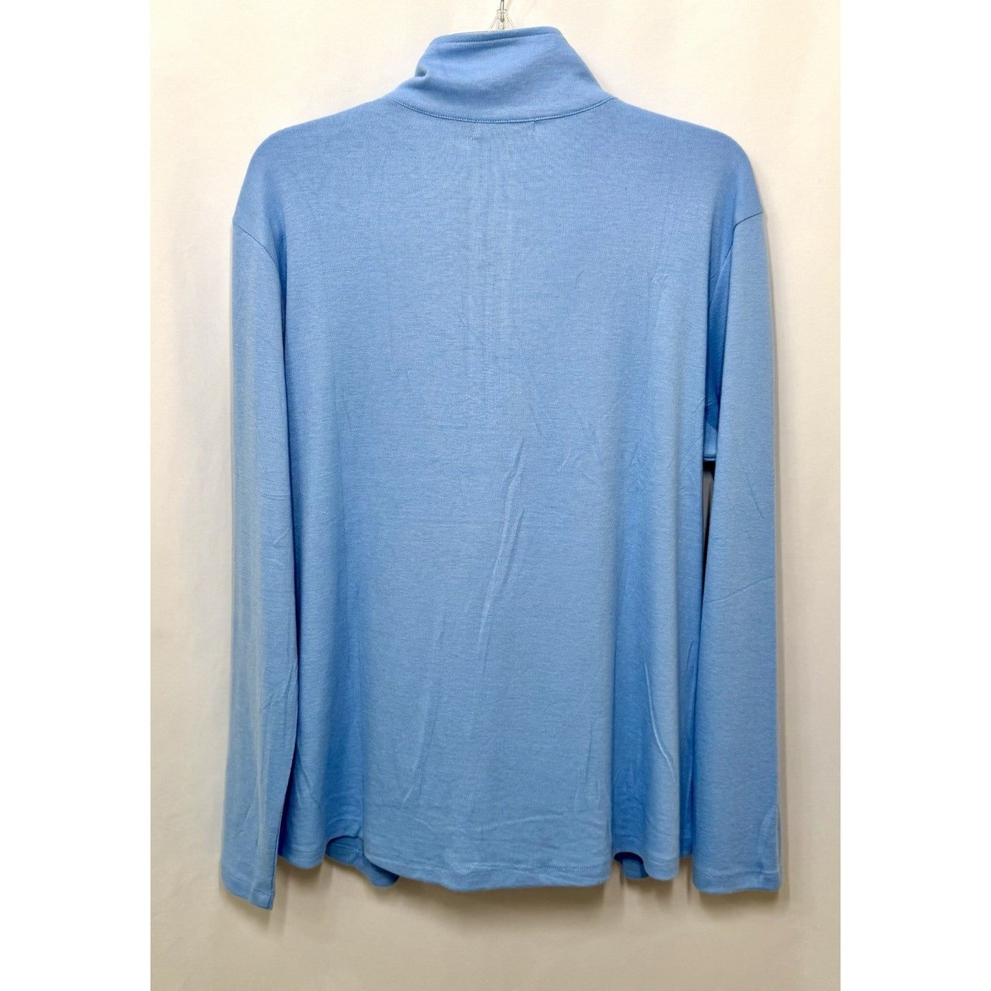 Ticticmiss Women’s Long Sleeve Quarter Zip Up Pullover / Women’s XL / Baby Blue