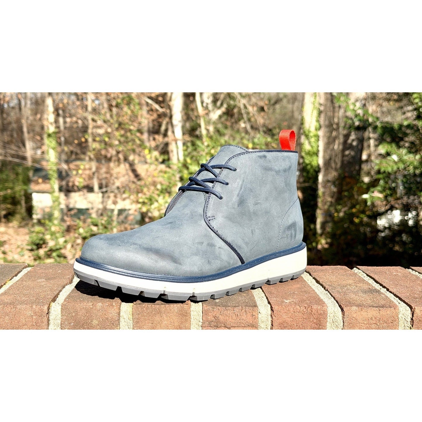 NWT SWIMS Men's Motion Chukka Boots Color Navy Men’s Size 8 / $258 Retail
