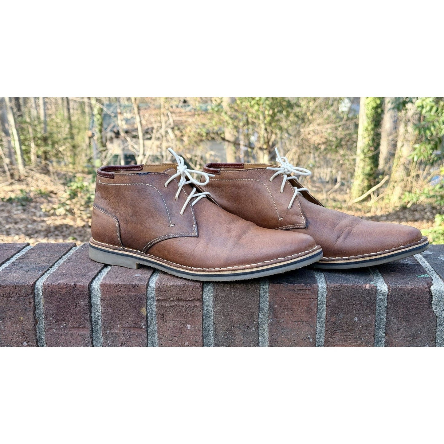 Steve Madden Heston Chukka Boots Tan Leather - Worn Twice/Cleaned Men’s Size 12