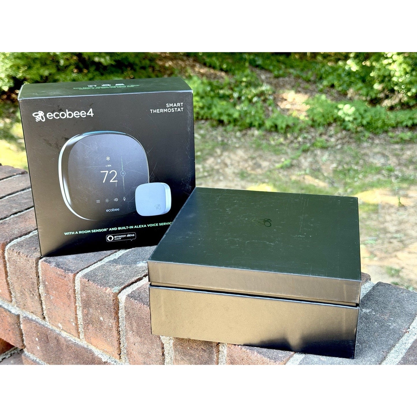 Ecobee 4 Smart Thermostat Black EB-STATE4-01 With Room Sensor And Built-in Alexa