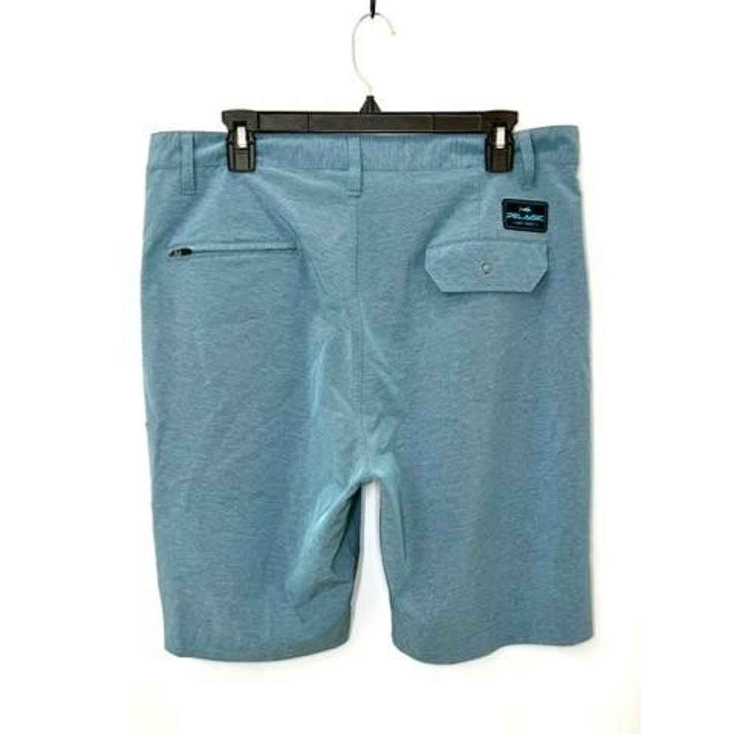 Pelagic Mako Hybrid Shorts Mens 34 Blue Gray Fishing Boardshorts Walk Shorts