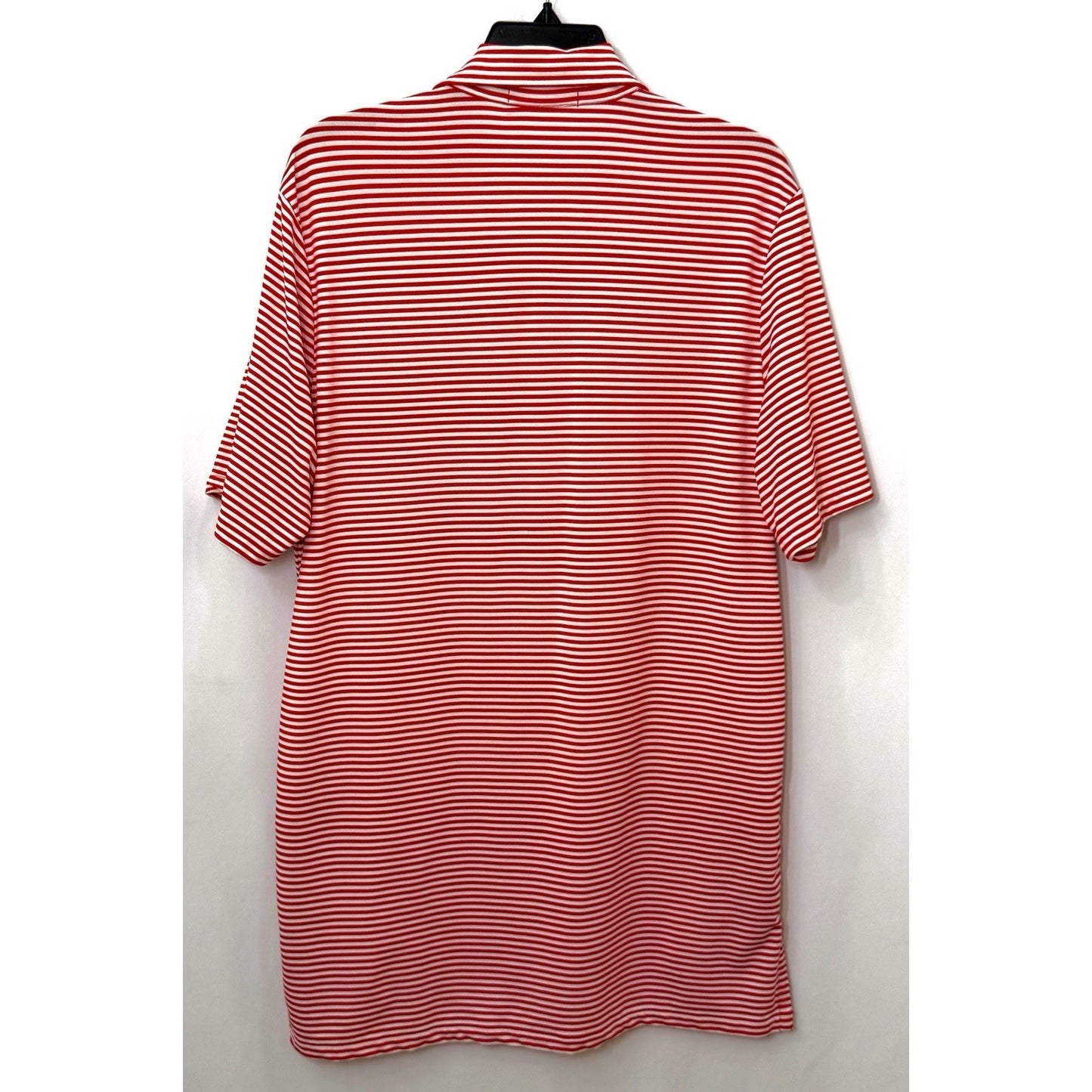 RLX Ralph Lauren Polo Shirt Mens Large Red White Blue Golf Lightweight Medium M