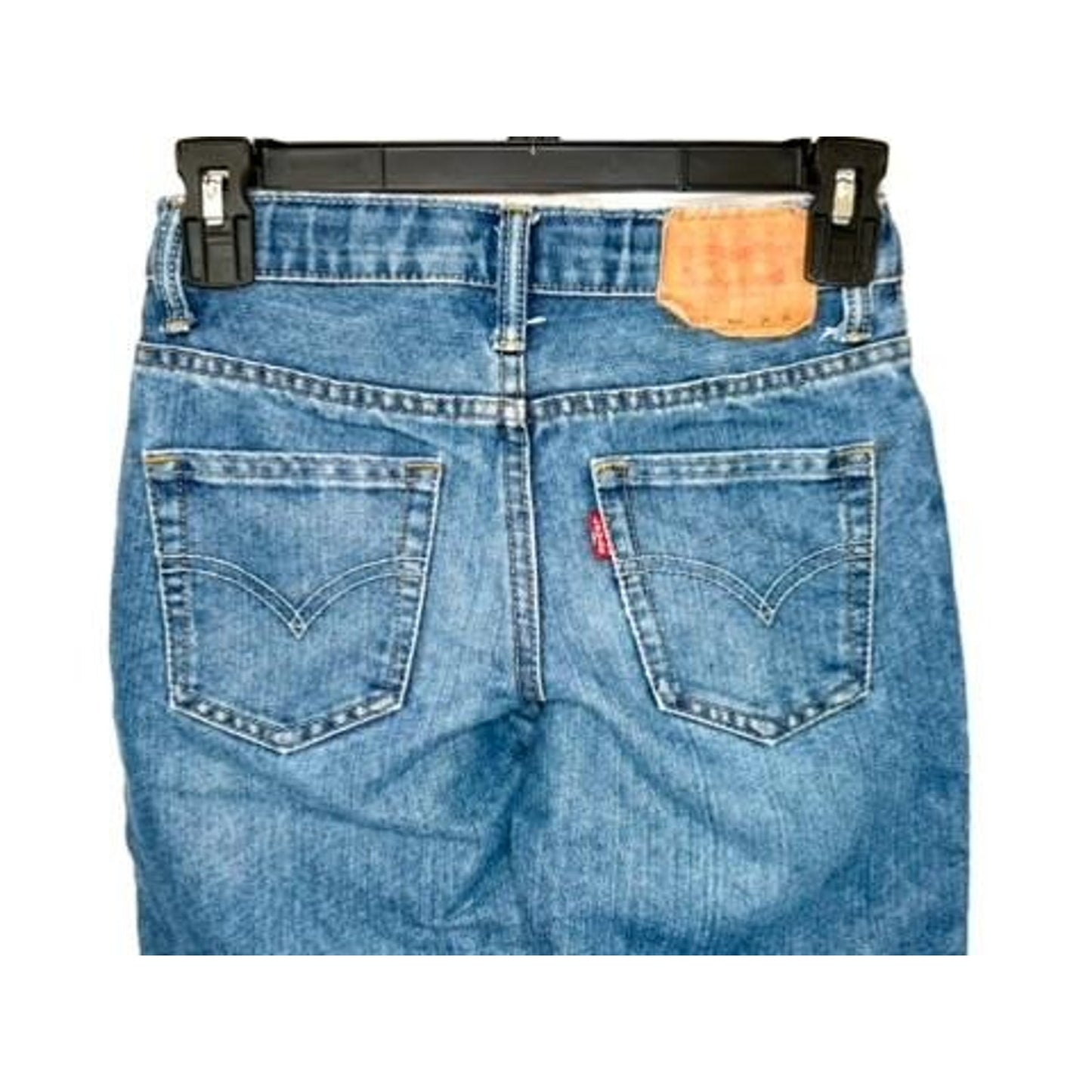 Levis 511 Slim Jeans Boys Size 8 Regular Blue Denim Adjustable Waist 24x25