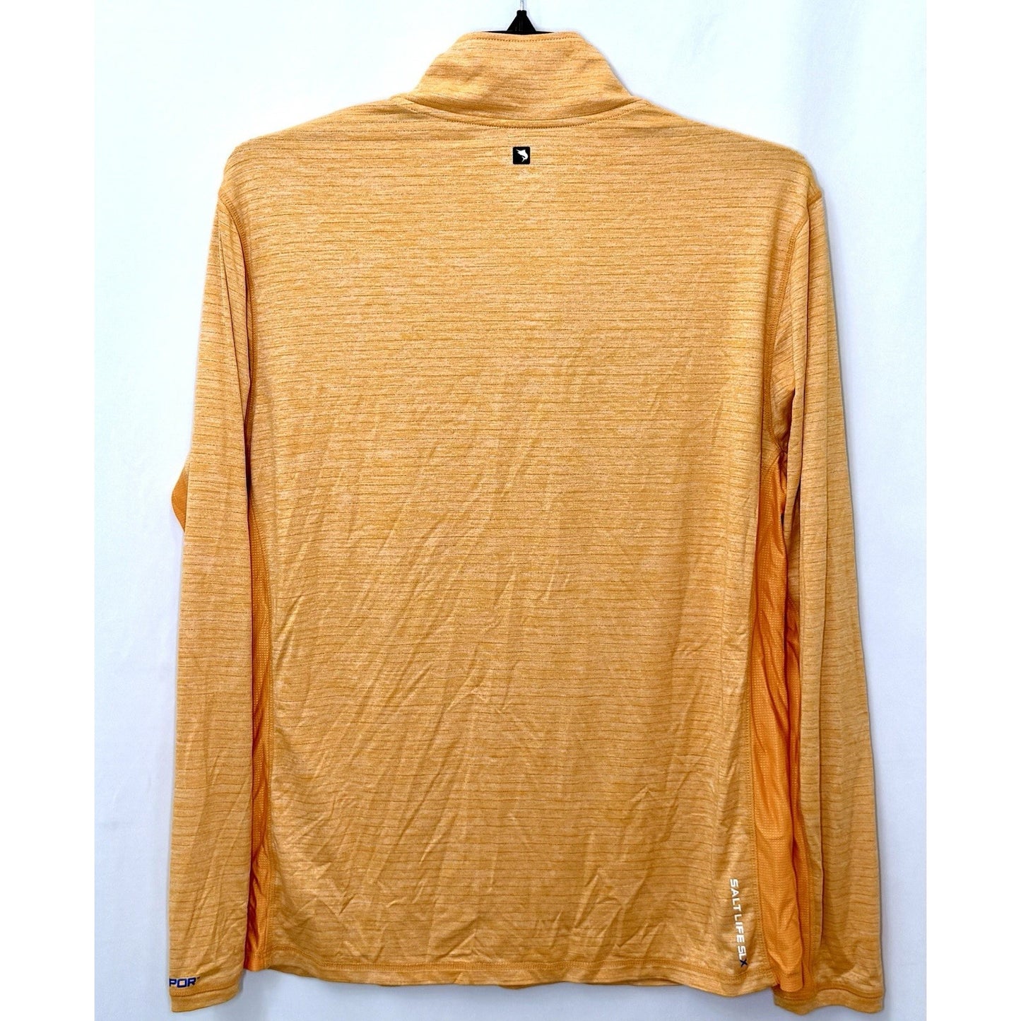 Salt Life Performance SLX Uvapor 1/4 Zip Pullover Orange Size L (Missing Zipper)