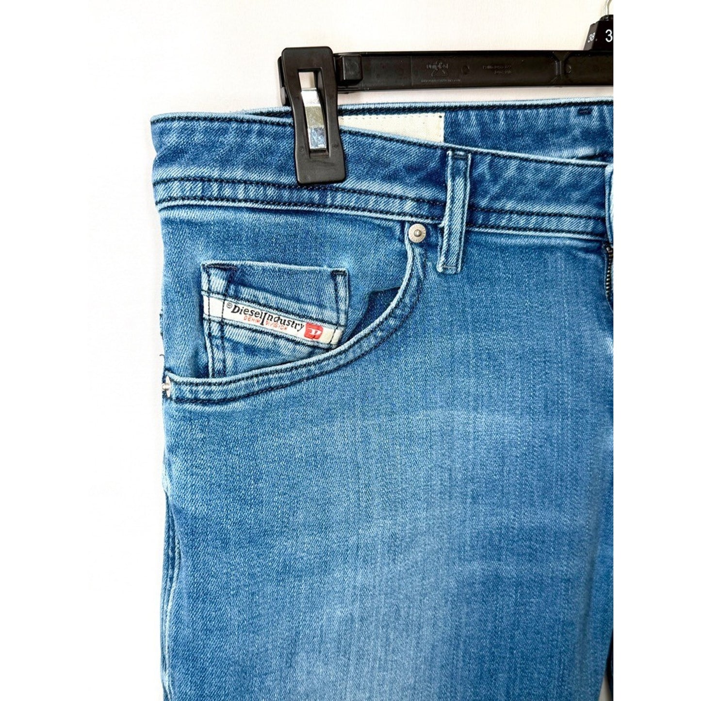 Diesel Thommer Slim Jeans Mens 36x32 Blue Stretch Denim 0C9MB