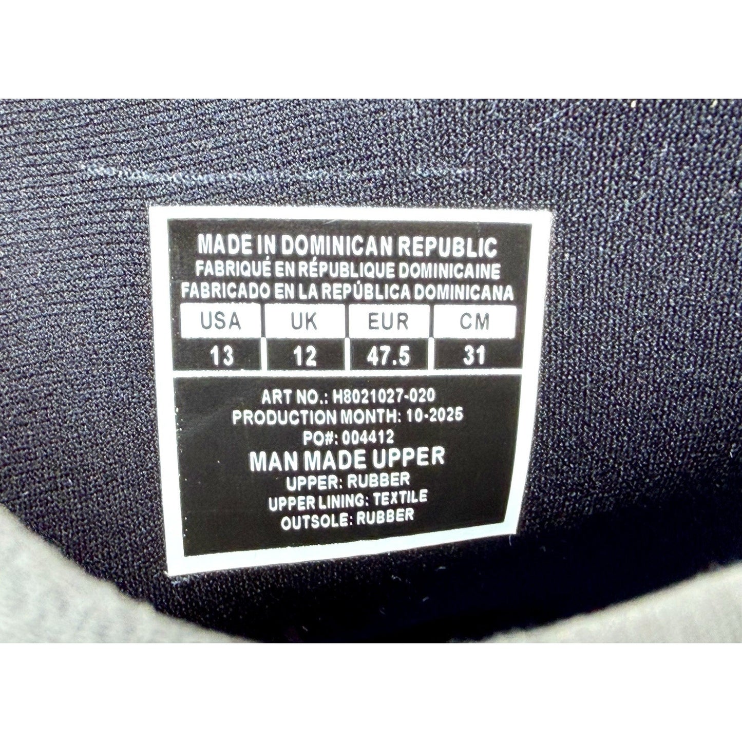 HUK Men’s Rogue Wave Fishing Deck Boots Waterproof Rubber Gray White Size 13 NIB