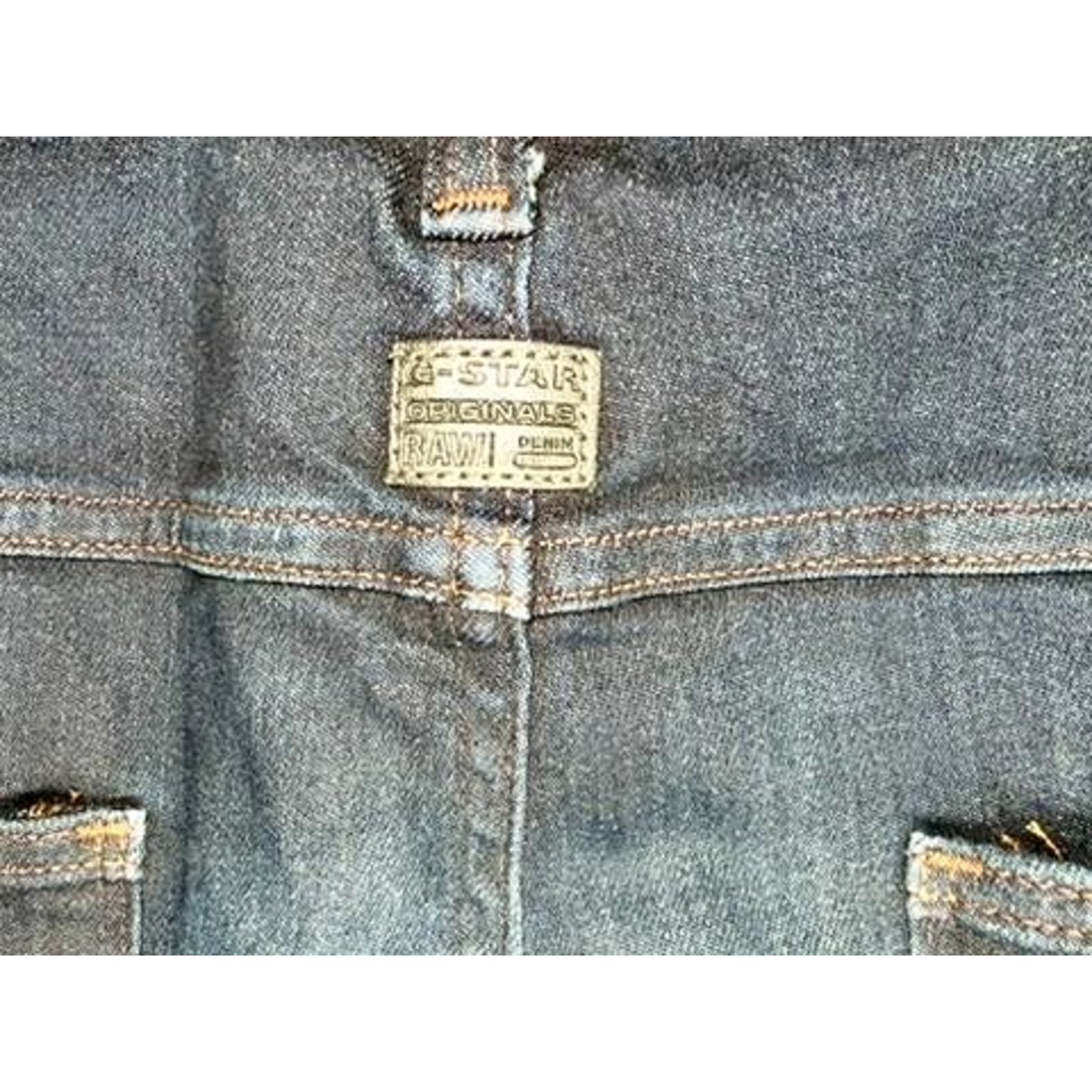G-Star Raw 5620 3D Slim Jeans Mens 36x34 Blue Denim Moto Elwood Biker